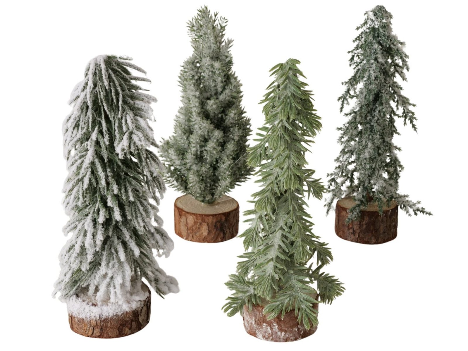 Kunstpflanze Dekobaum sortiert grün 16cm (1 Stück), BOLTZE, Höhe 16 cm