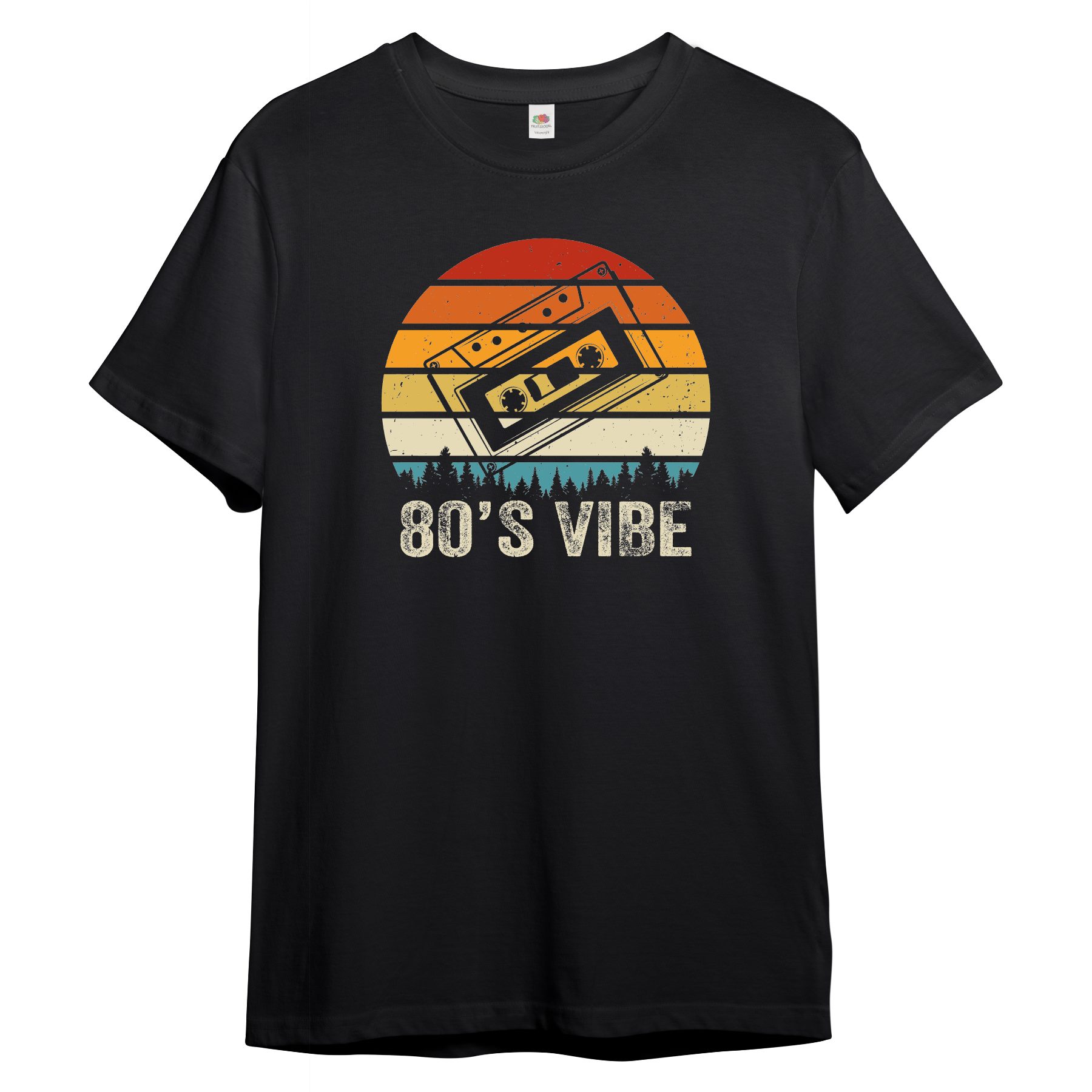 PAULGOS Print-Shirt Herren T-Shirt "Retro 80´s vibes"