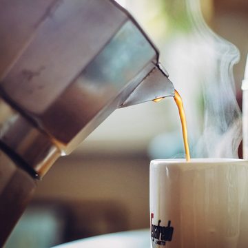 Koopman Espressokocher Kaffeebereiter 330ml Kaffeekocher Kaffeezubereiter Aluminiumkocher, Espresso Kaffee Kocher Kaffee-Bereiter Espressobereiter Mokka