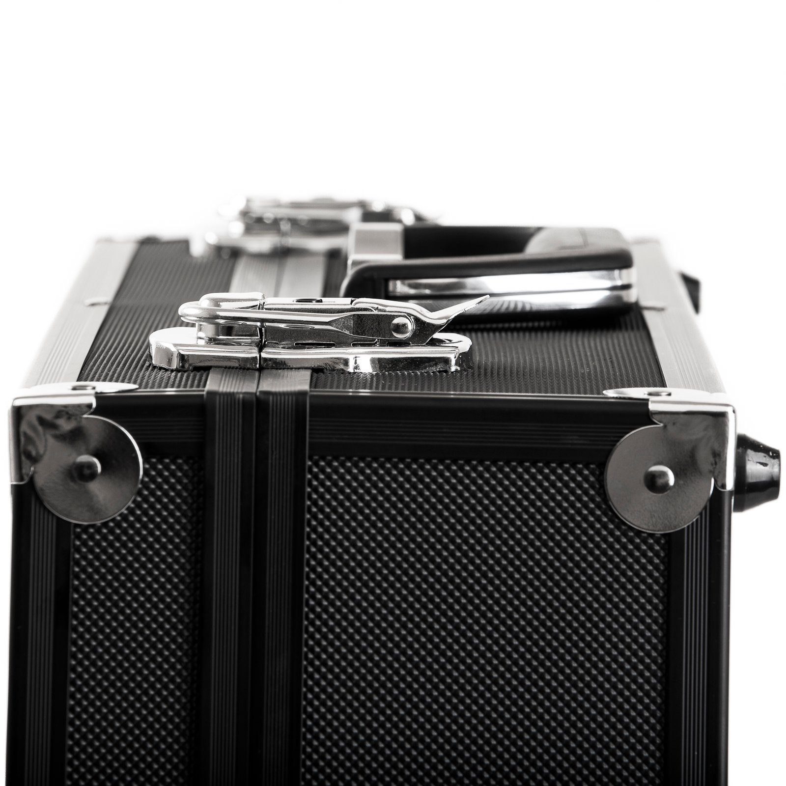 BRUBAKER Koffer Equipment, aus - Schaumstoff, Werkzeug Kameras, für keine Fotokoffer Rollen, mit Schutzkoffer Alukoffer Aluminium Schwarz Transportkoffer Abschließbarer