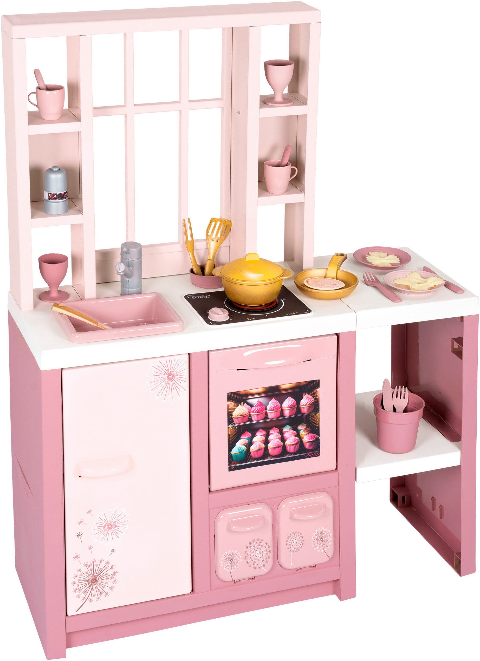 Smoby Spielküche Loft Fleur mit Sound Kunststoff, Made in Europe günstig online kaufen