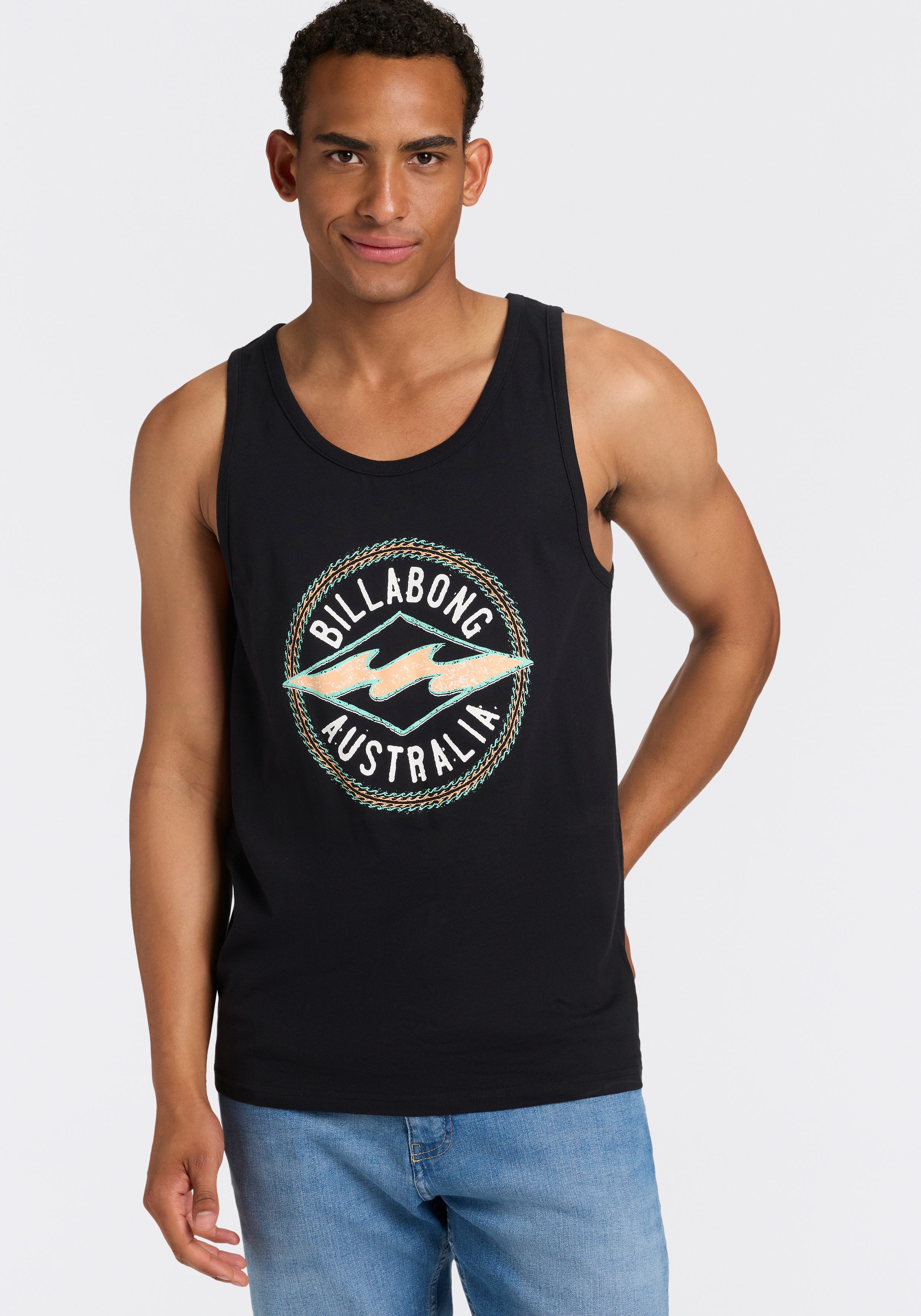 Billabong Tanktop ARCH WAVE (Packung, 2-tlg., 2er-Pack) ärmelloses Tanktop, 2er-Pack, aus Baumwolle