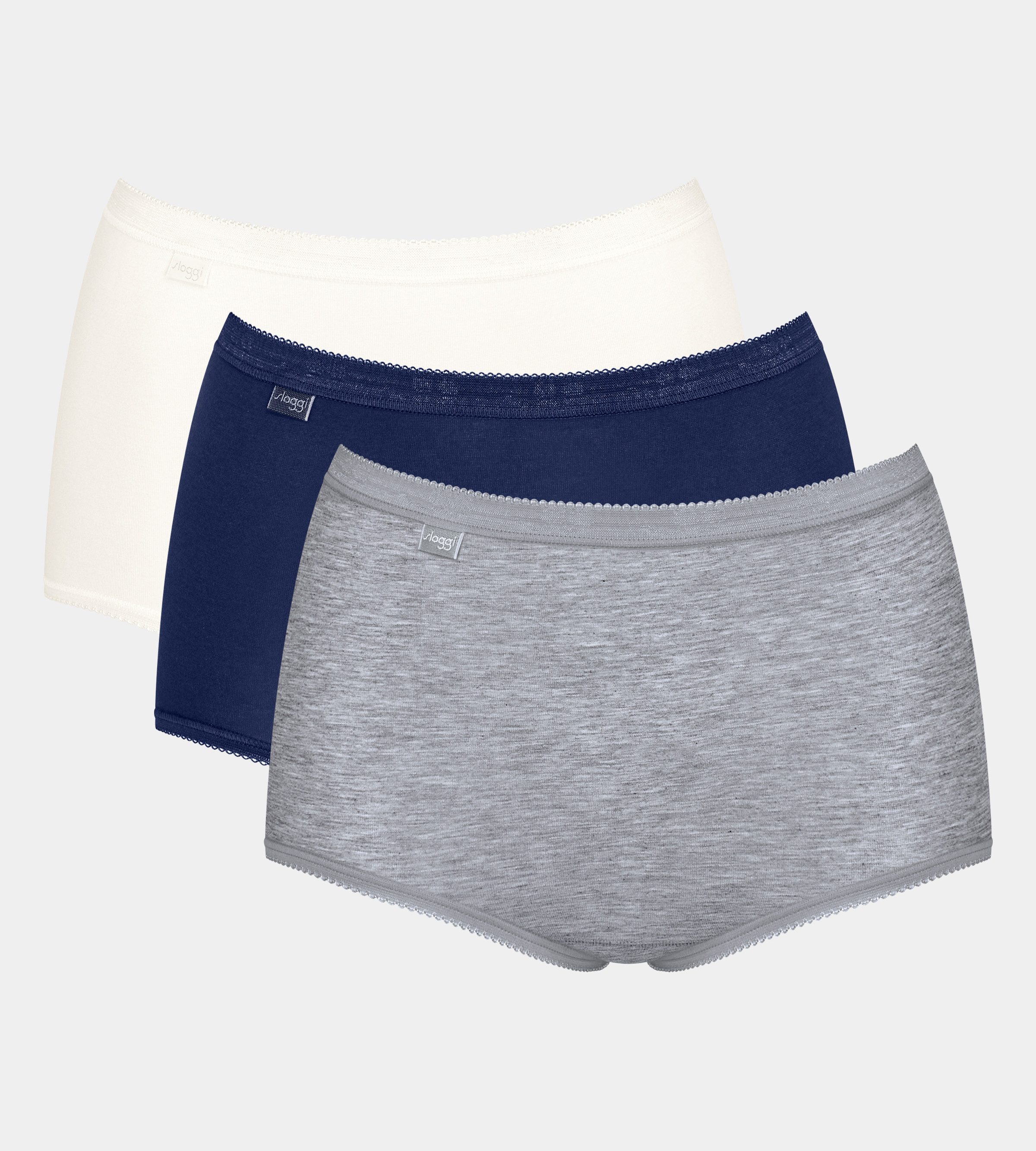 sloggi Maxislip Basic+ Maxi C3P (3er Pack) perfekter Sitz günstig online kaufen
