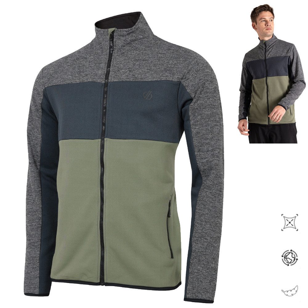 Trekkingjacke Dare2b - Core Stretch Thermo Fleece Jacke Strick Effekt Venture, grün
