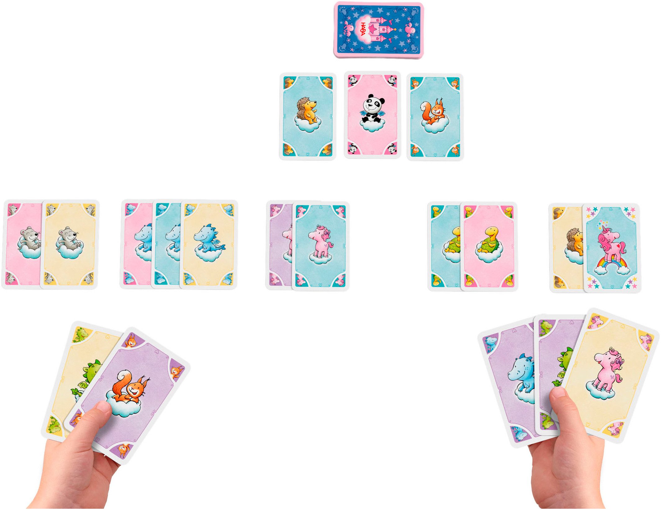 Haba Spiel Einhorn Glitzerglück, Spielesammlung, Made in Germany