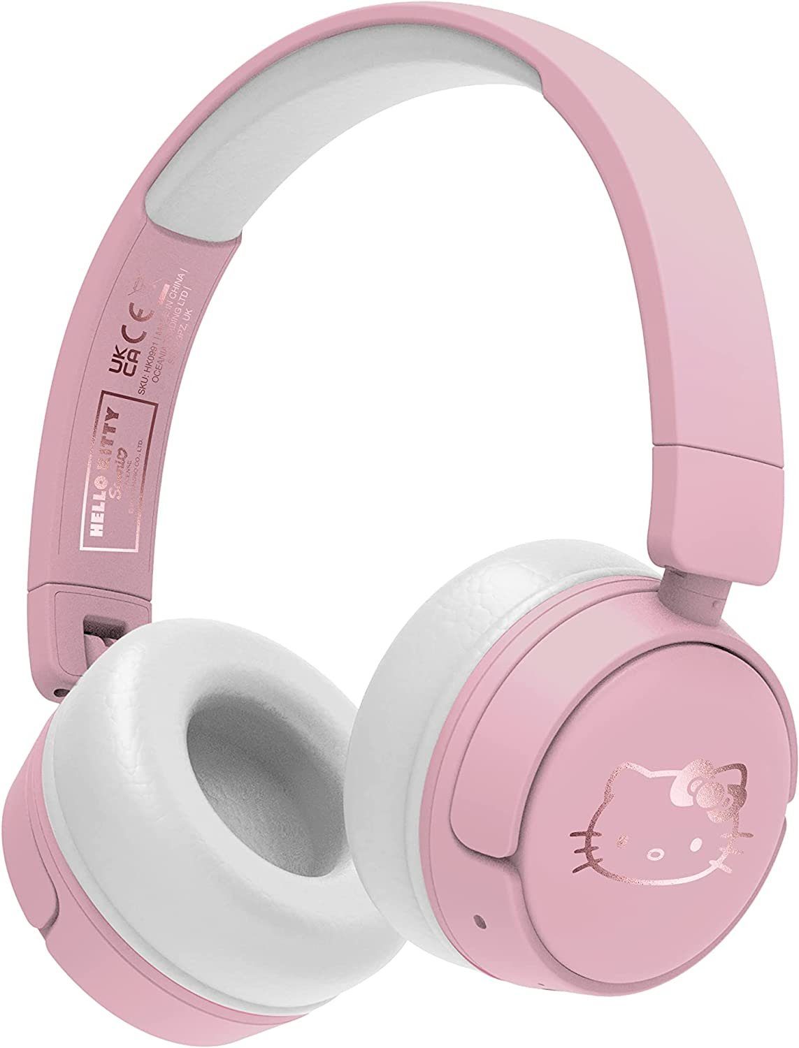 OTL Hello Kitty Bluetooth Kinder Lieferumfang 3,5-mm-Audio-Sharing-Kabel im enthalten) (Bluetooth, Kopfhörer Bluetooth-Kopfhörer