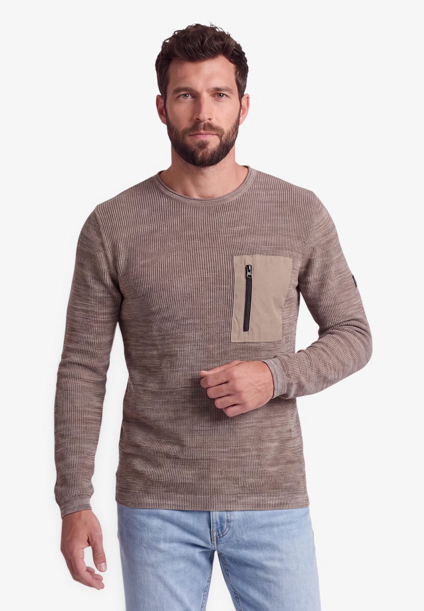 Key Largo Kapuzenpullover MST KLLOAD round (1-tlg)