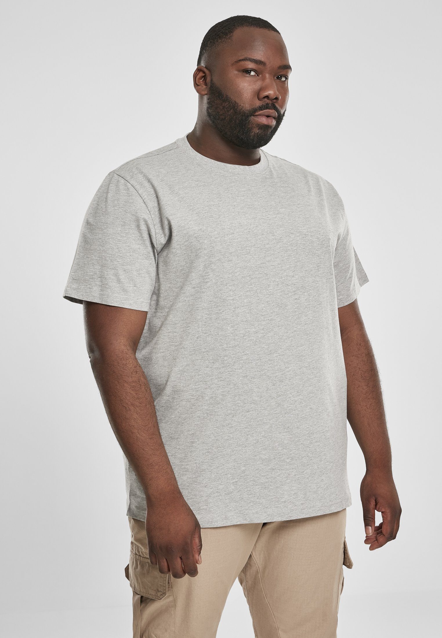 URBAN CLASSICS T-Shirt Herren Basic Tee 3-Pack (1-tlg) black/white/grey
