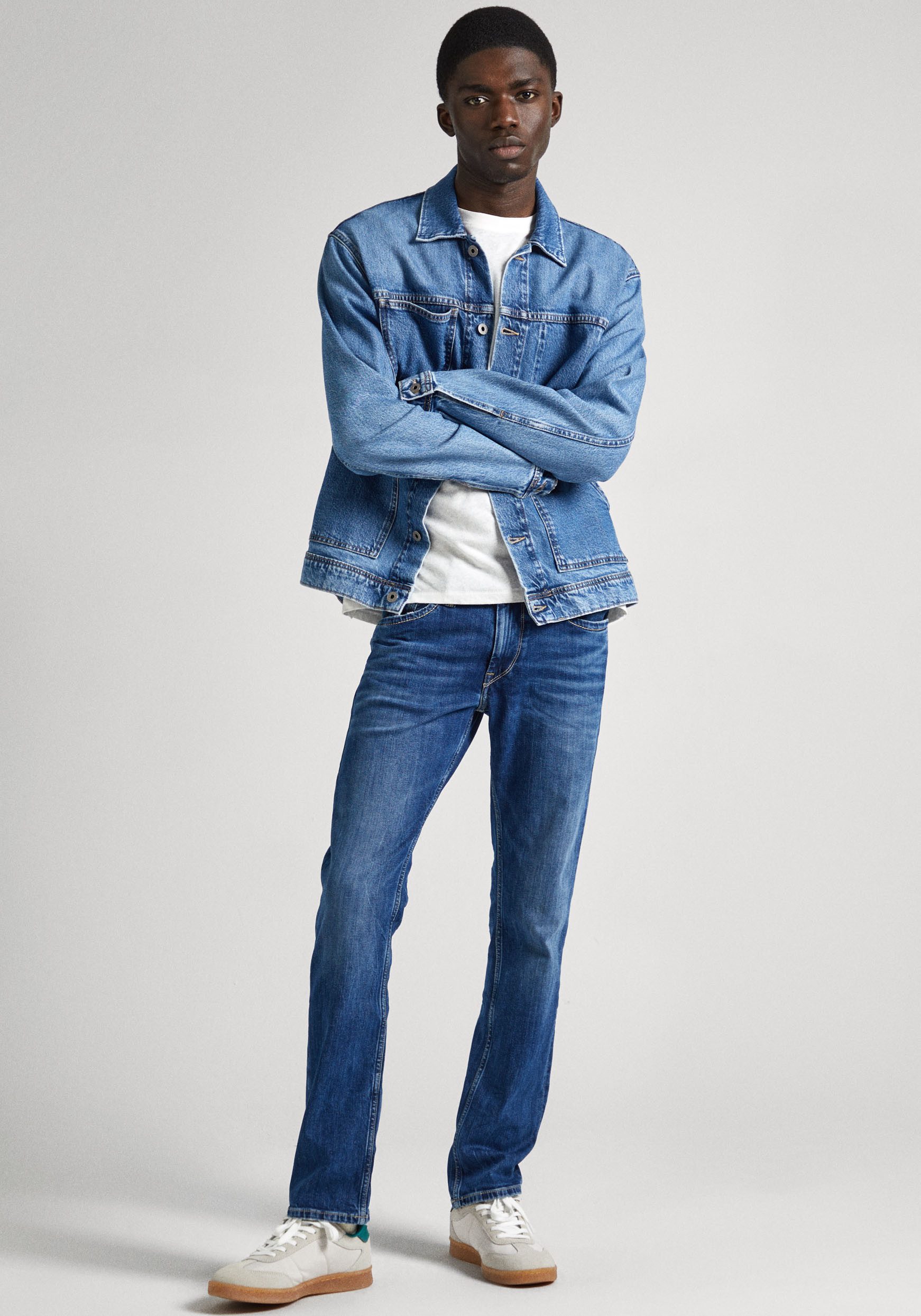 Pepe Jeans Straight-Jeans CASH Regular Waist – Bild 5 von 5