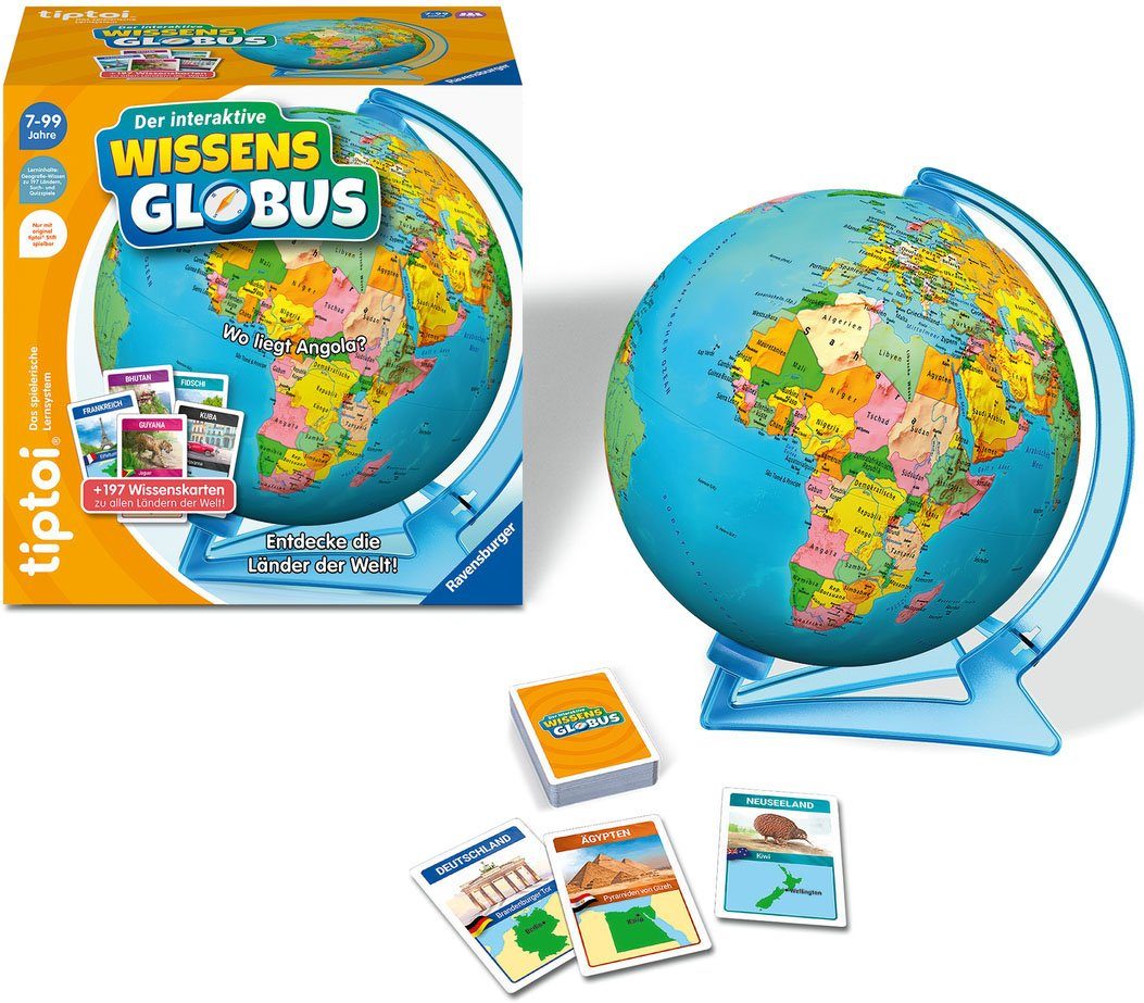 Ravensburger Globus tiptoi® Der interaktive Wissens-Globus, Made in Europe