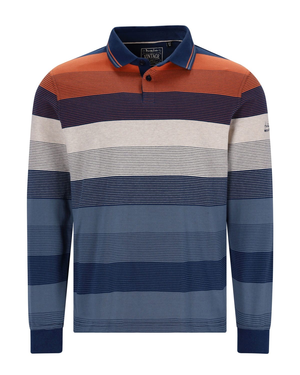 Hajo Poloshirt Rugbyshirt in Streifenmix - günstig online kaufen