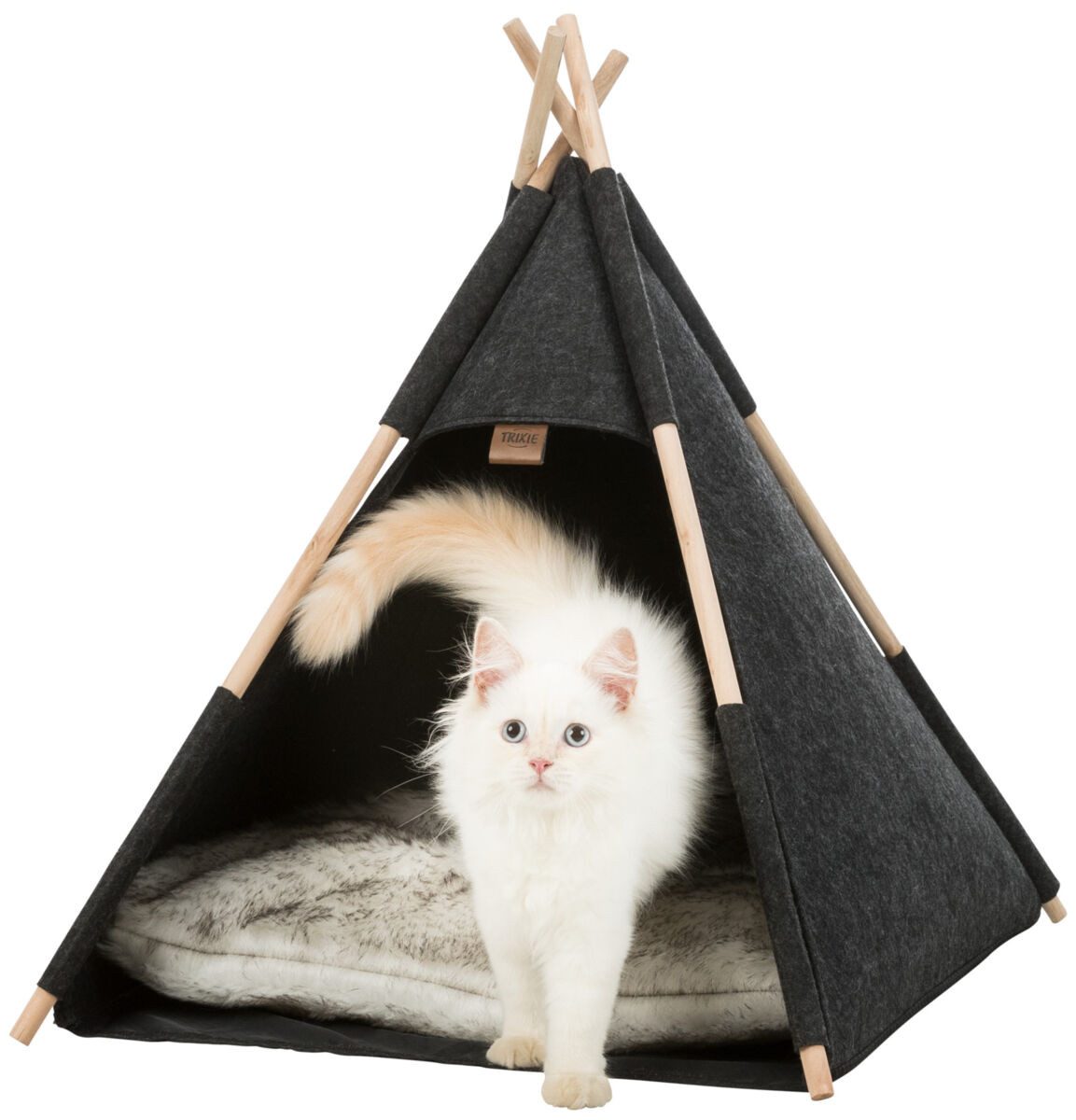 TRIXIE Tierhöhle Höhle Tipi - anthrazit - 55 × 65 × 55 cm