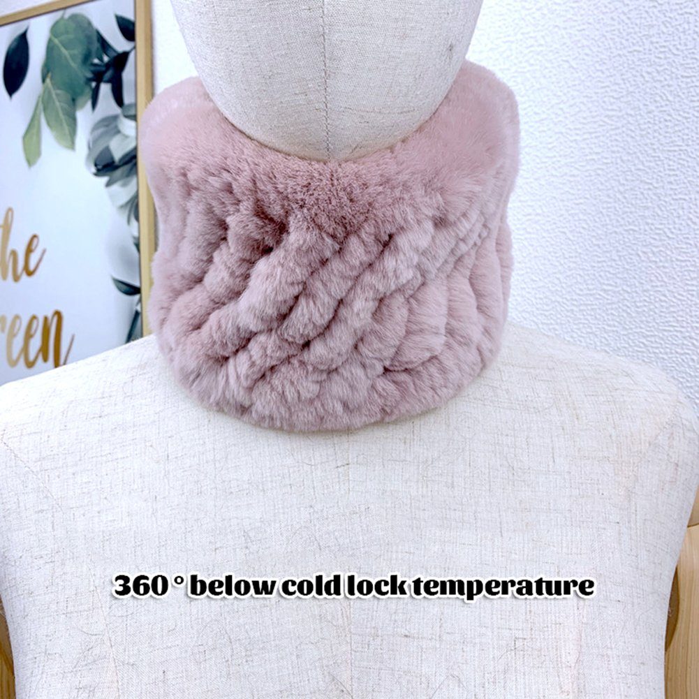 Blusmart Modeschal Damen-Winter-Stirnbandschal, color Zwei-in-eins, Winddicht, 2 Wärmend