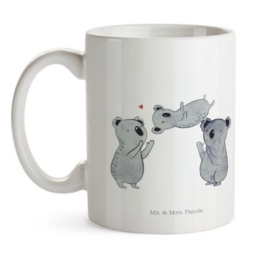 Mr. & Mrs. Panda Tasse Koalas Feiern - Weiß - Geschenk, Eltern, Keramiktasse, Party, Partyhü, Keramik, Langlebige Designs