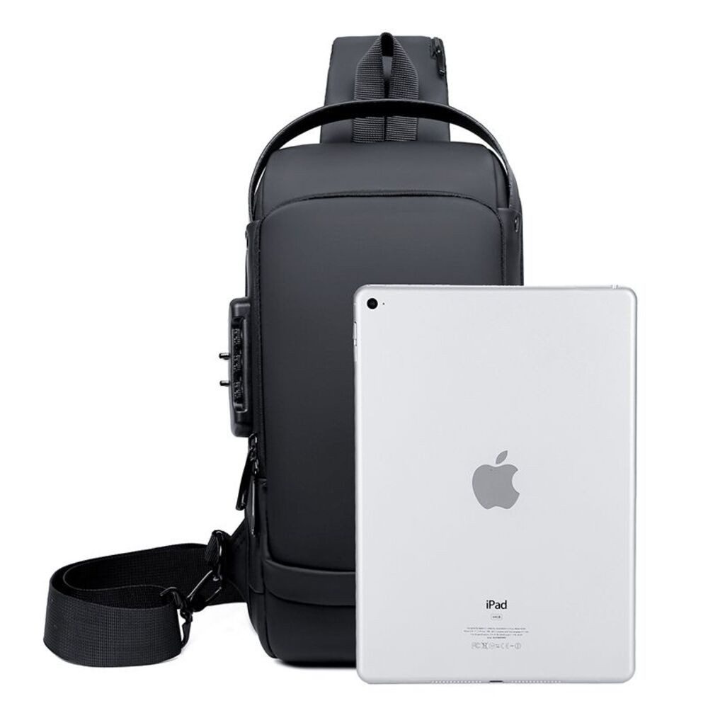 PRESO BAG Umhängetasche Crossbody Bag, Herren Brusttasche, Herren Umhängetasche, Schultertasche, Hochwertige Verarbeitung