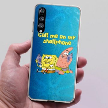 DeinDesign Handyhülle Patrick Star Spongebob Schwammkopf Serienmotiv, Huawei P20 Pro Silikon Hülle Bumper Case Handy Schutzhülle