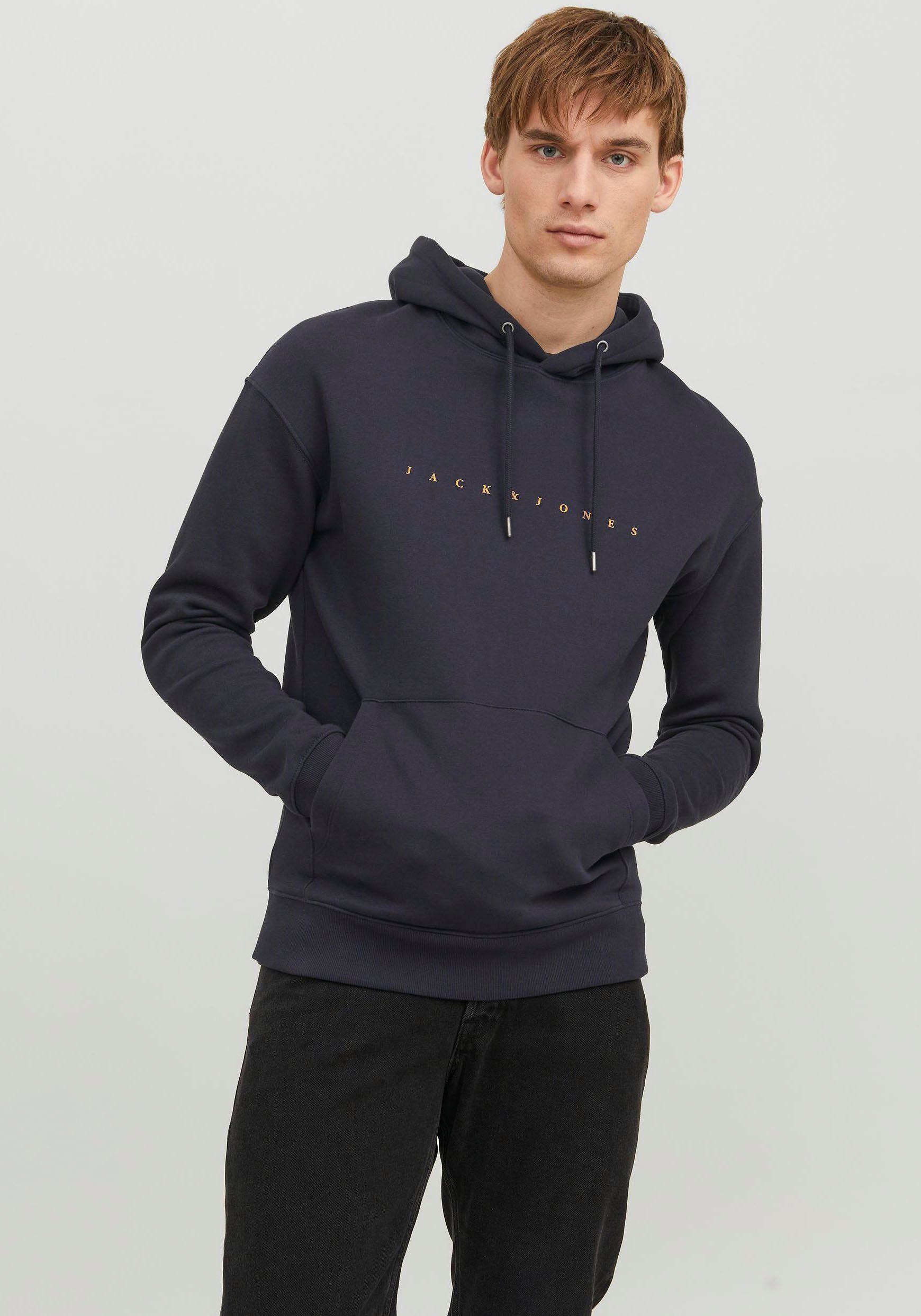 & Jack Kapuzensweatshirt NOOS Jones Navy JJ Dark HOOD SWEAT JJESTAR