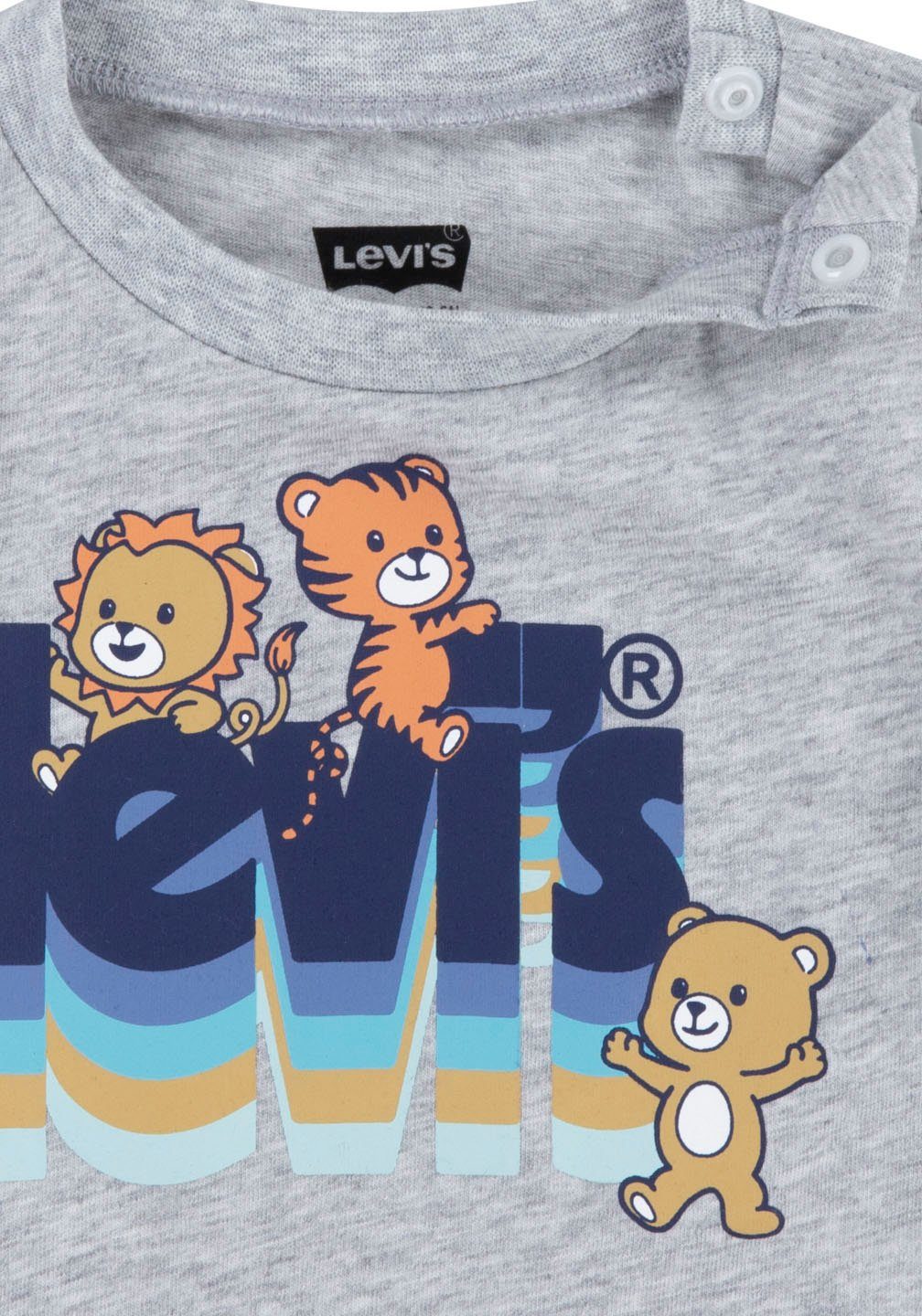 BOYS for LVB 70'S CRITTERS POSTER LOGO Print-Shirt Kids Baby Levi's®