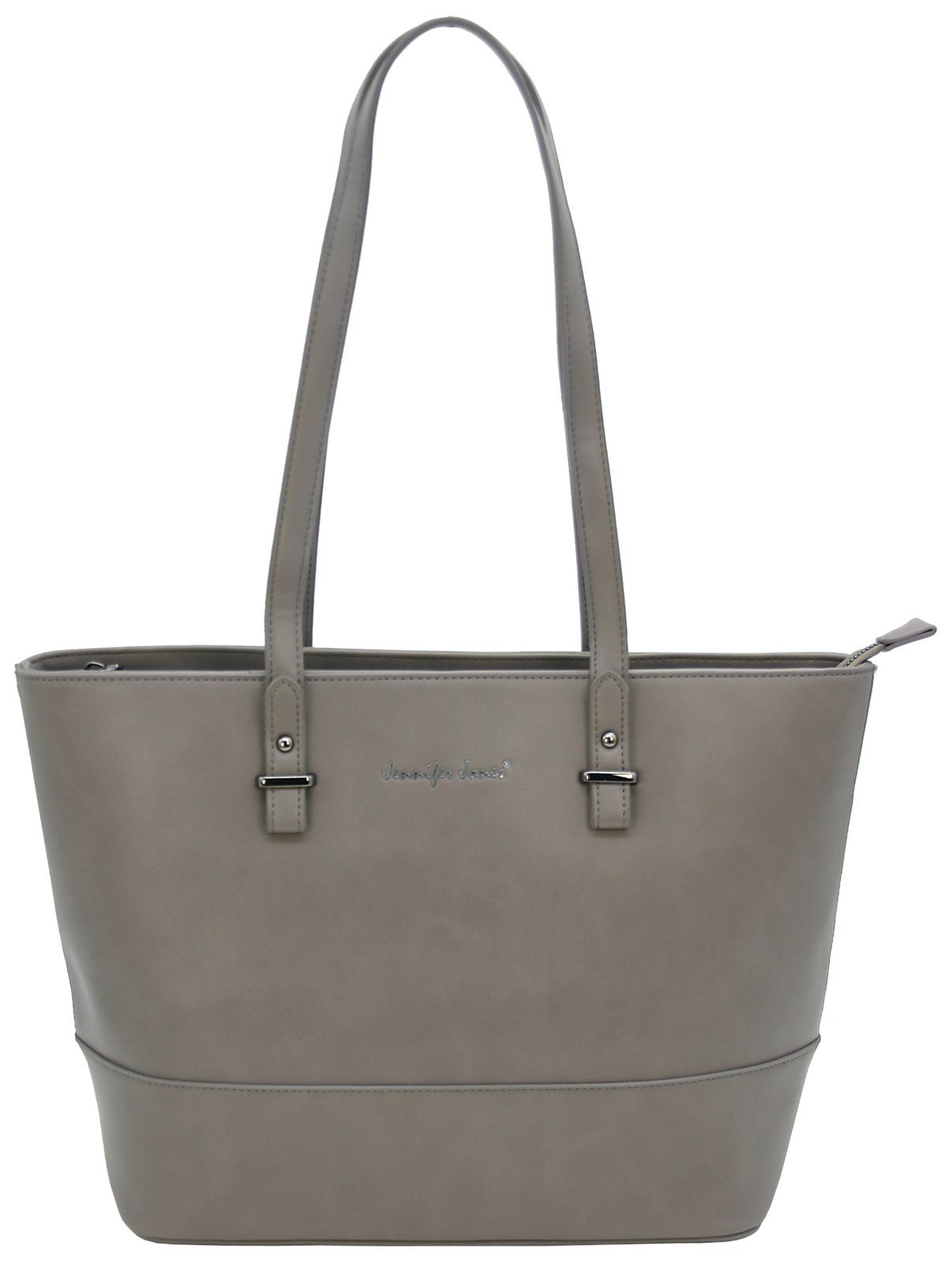 J JONES JENNIFER JONES Shopper Große Damen Schultertasche mit langen Tragegriffen, Reißverschluss, geräumiges Hauptfach