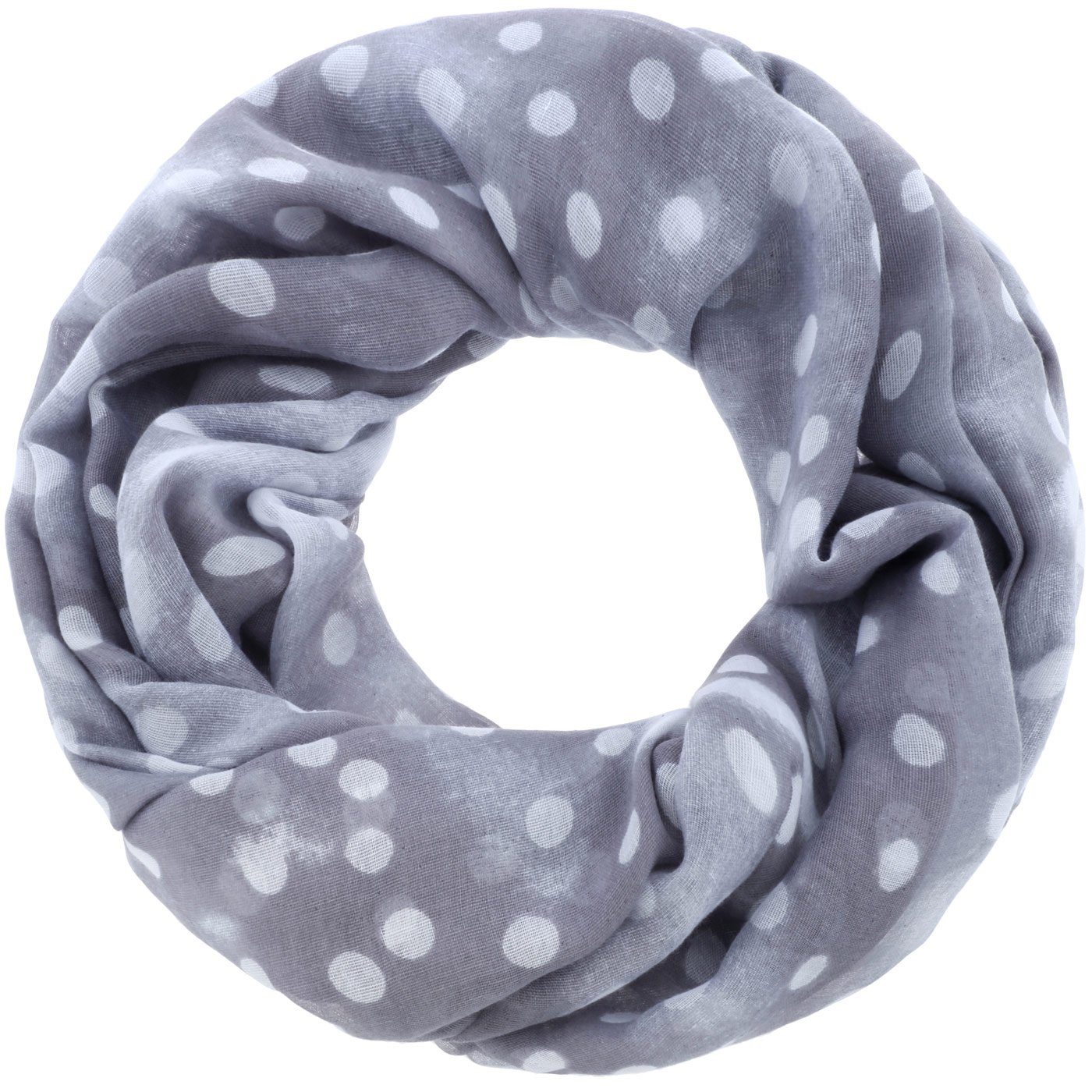 Faera Loop, Damen Schal Punkte Farbverlauf weich und leicht Damen Loop Rund günstig online kaufen