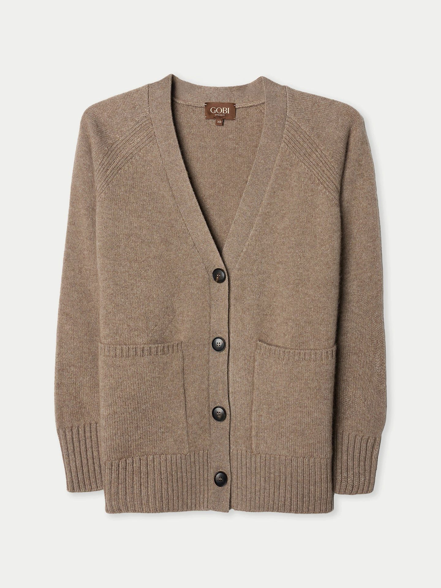 GOBI Cashmere Cardigan Lockerer Kaschmir-Cardigan mit Knöpfen günstig online kaufen