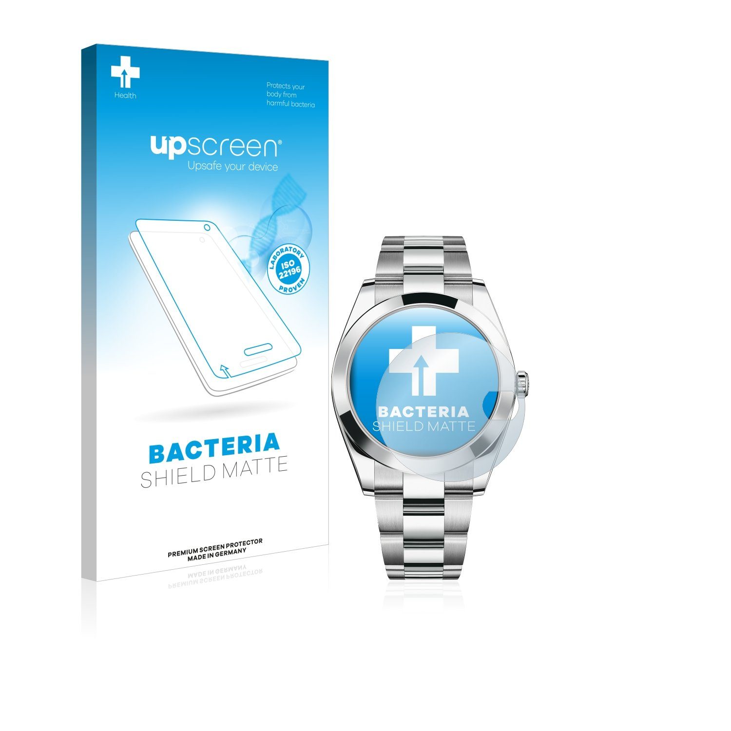 upscreen Schutzfolie für Rolex Datejust 41, Displayschutzfolie, Folie Premium matt entspiegelt antibakteriell
