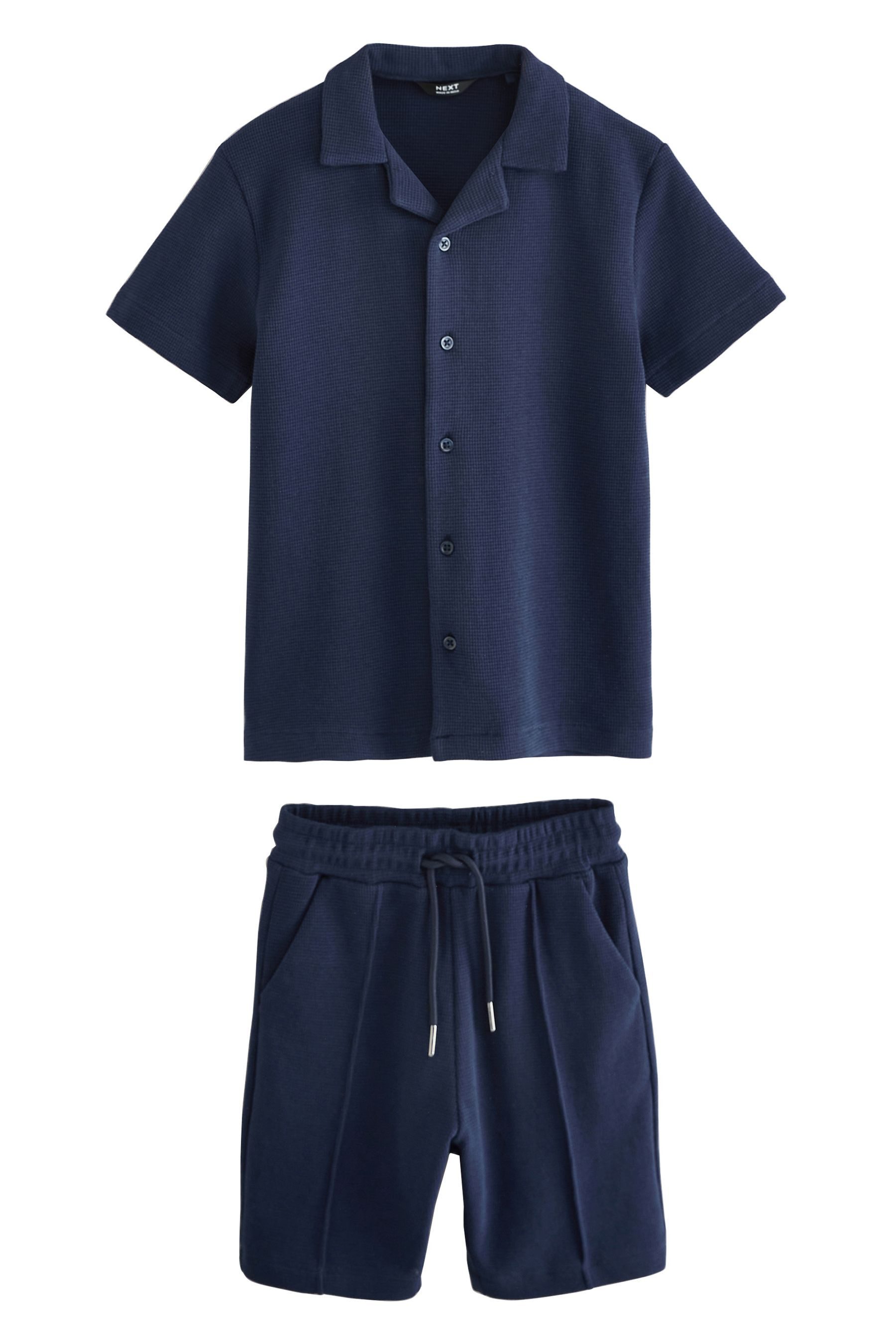 Next T-Shirt & Shorts Kurzarmhemd und Shorts 100 % Baumwolle, Set (2-tlg)