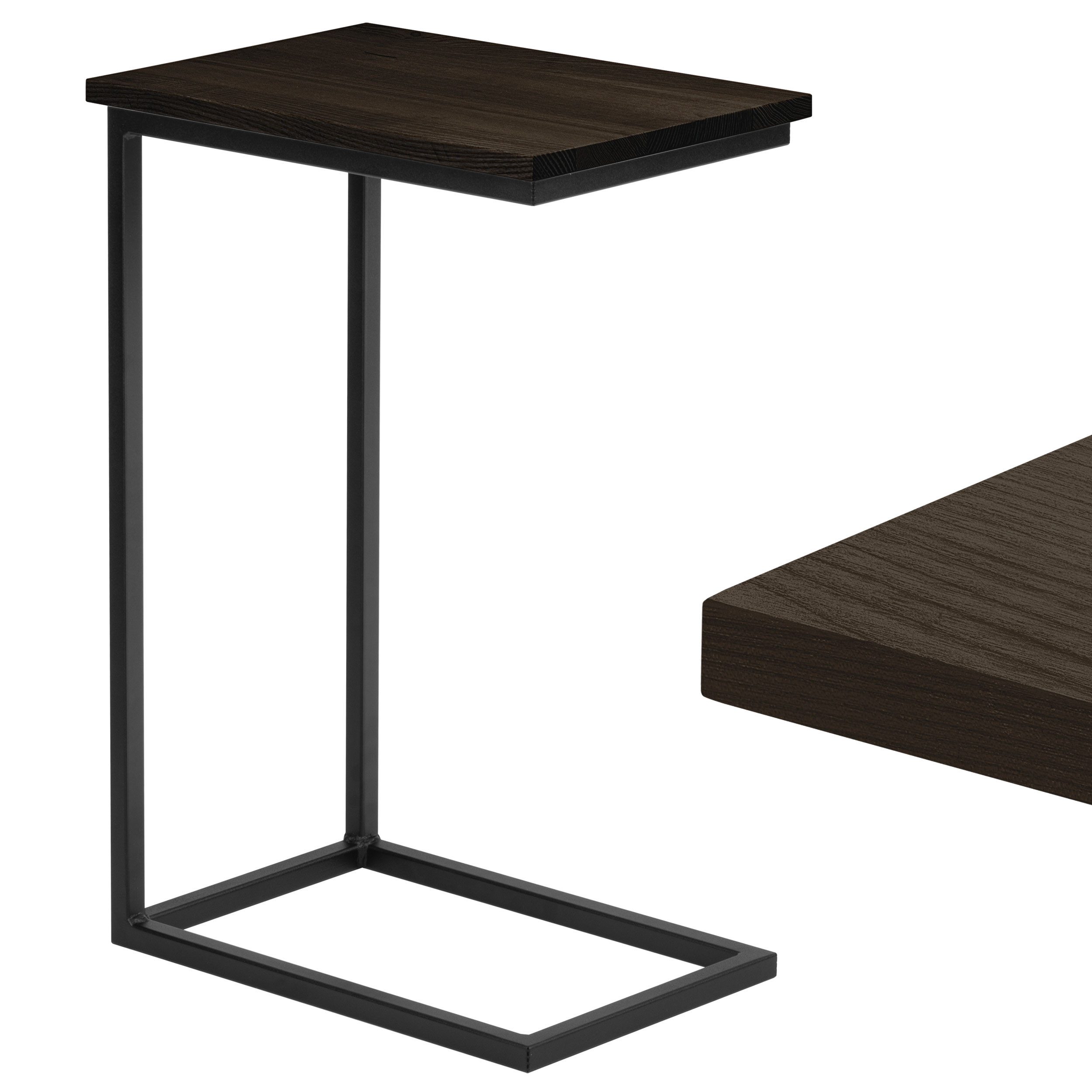 LAMO Manufaktur Beistelltisch Massivholztischplatte Laptoptisch Sofatisch günstig online kaufen