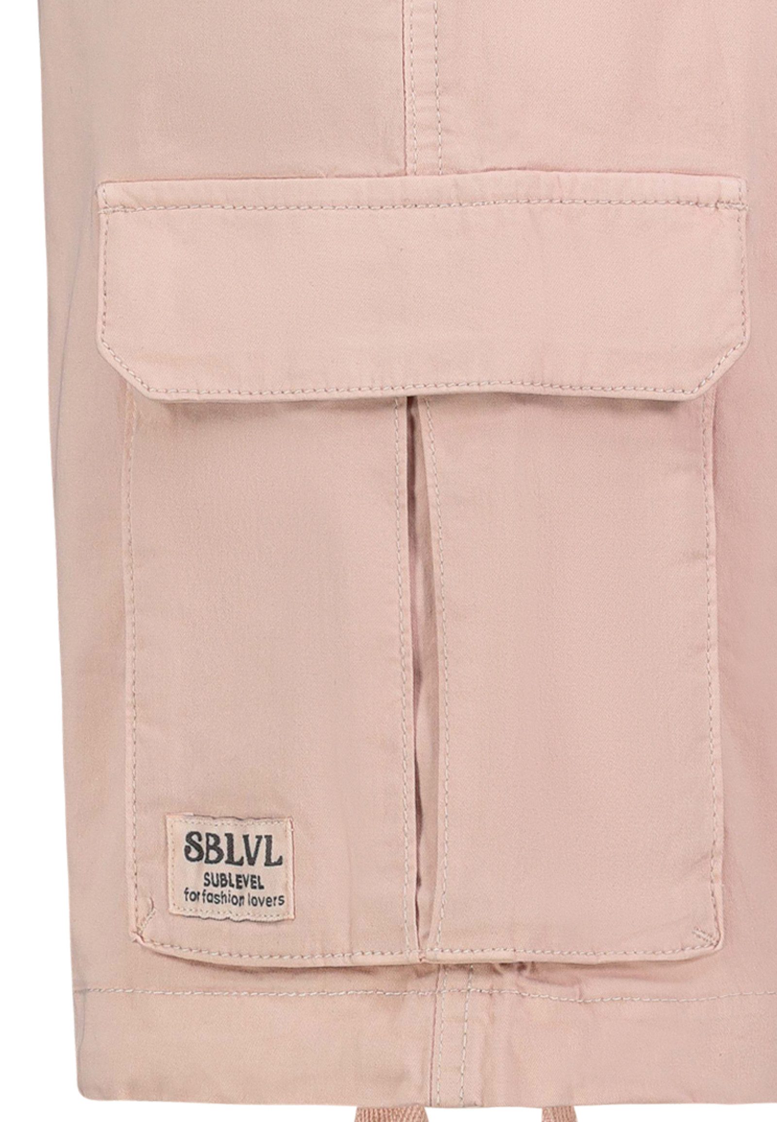 SUBLEVEL Bermudas Sublevel Damen Cargo Shorts Bermuda Kurze Hose Freizeit Short Denim