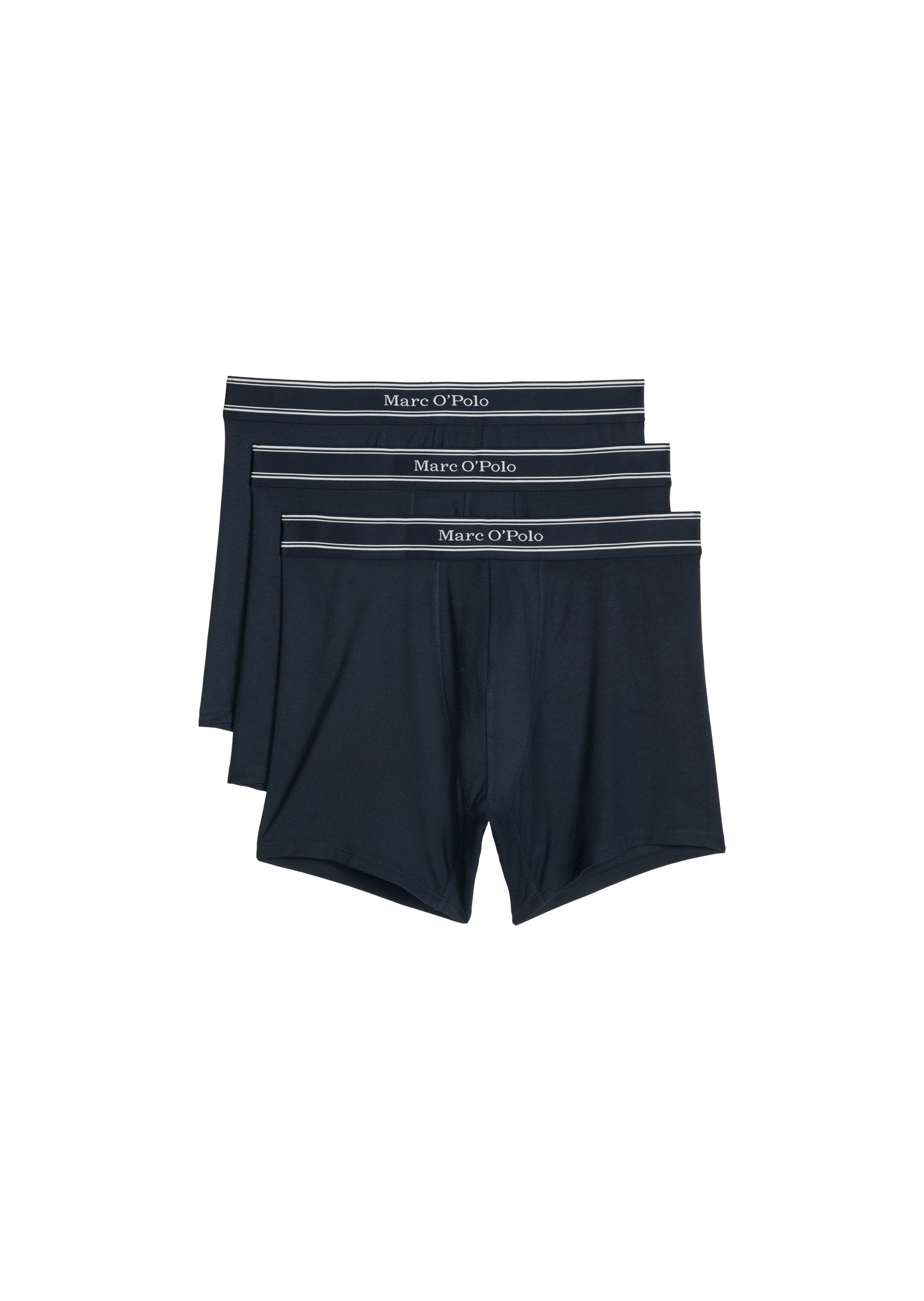 Marc O'Polo Retro Pants Modal (3er Pack) mit etwas längerem Bein, Logobund, ohne Eingriff
