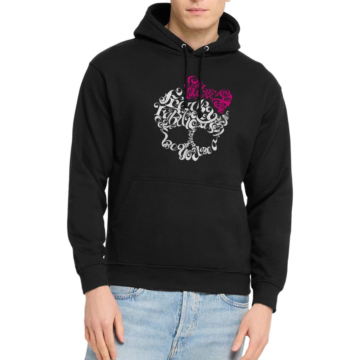 Spreadshirt Hoodie Monster High™ Totenkopf Mit Schleife Unisex Hoodie (1-tlg)