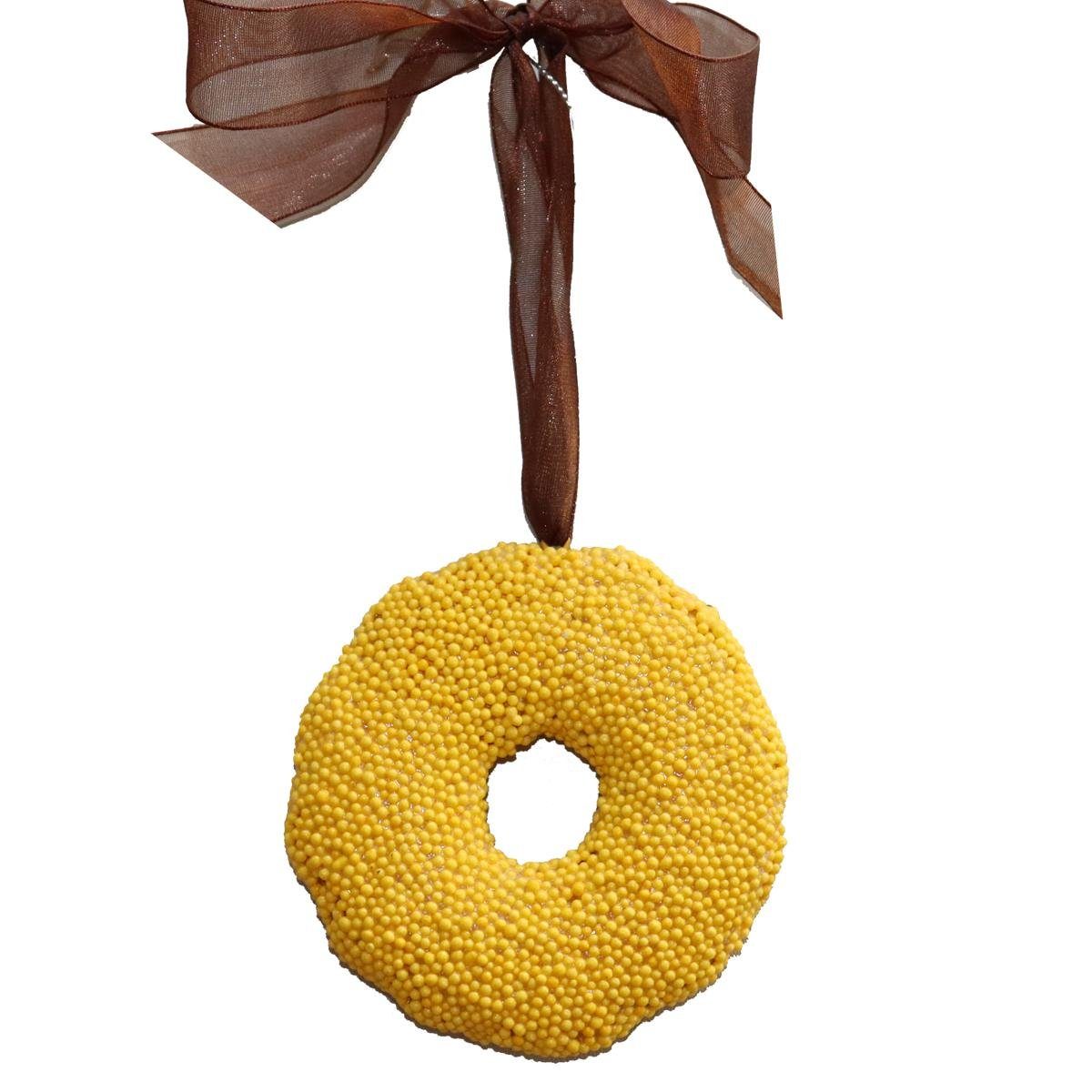 NIC DYSENS Christbaumschmuck nic duysens Schoko Kollektion: gelber Liebesperlen Kranz (1-tlg)