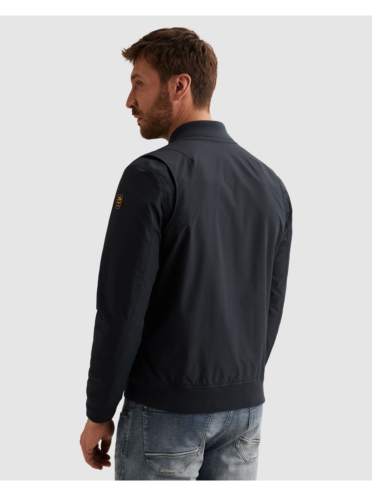 PME LEGEND Outdoorjacke Flight jacket YETTAIL - Spunner mit Rippbündchen