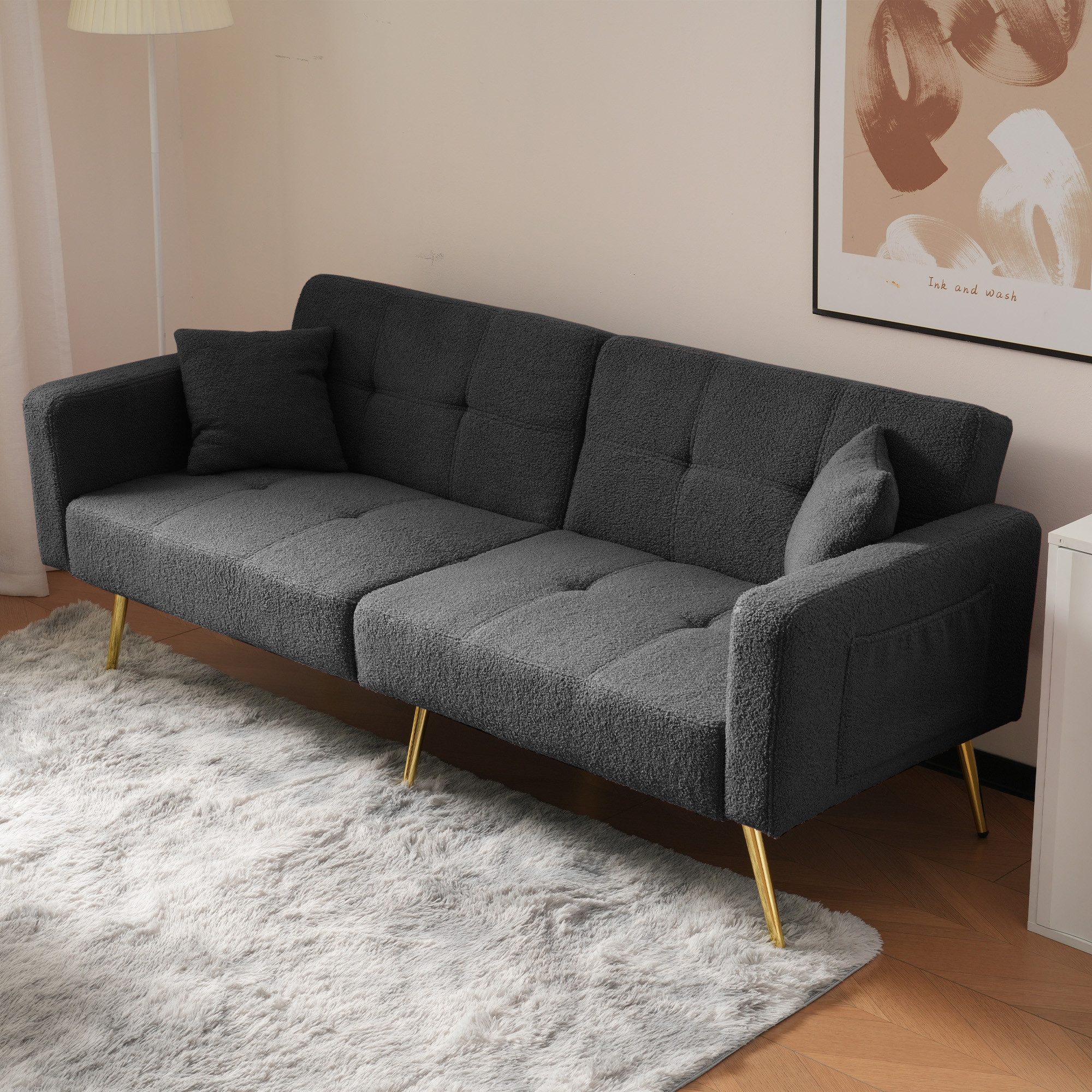 Furnishings Home Schlafsofa Schlafsofa verstellbarem Winkel günstig online kaufen