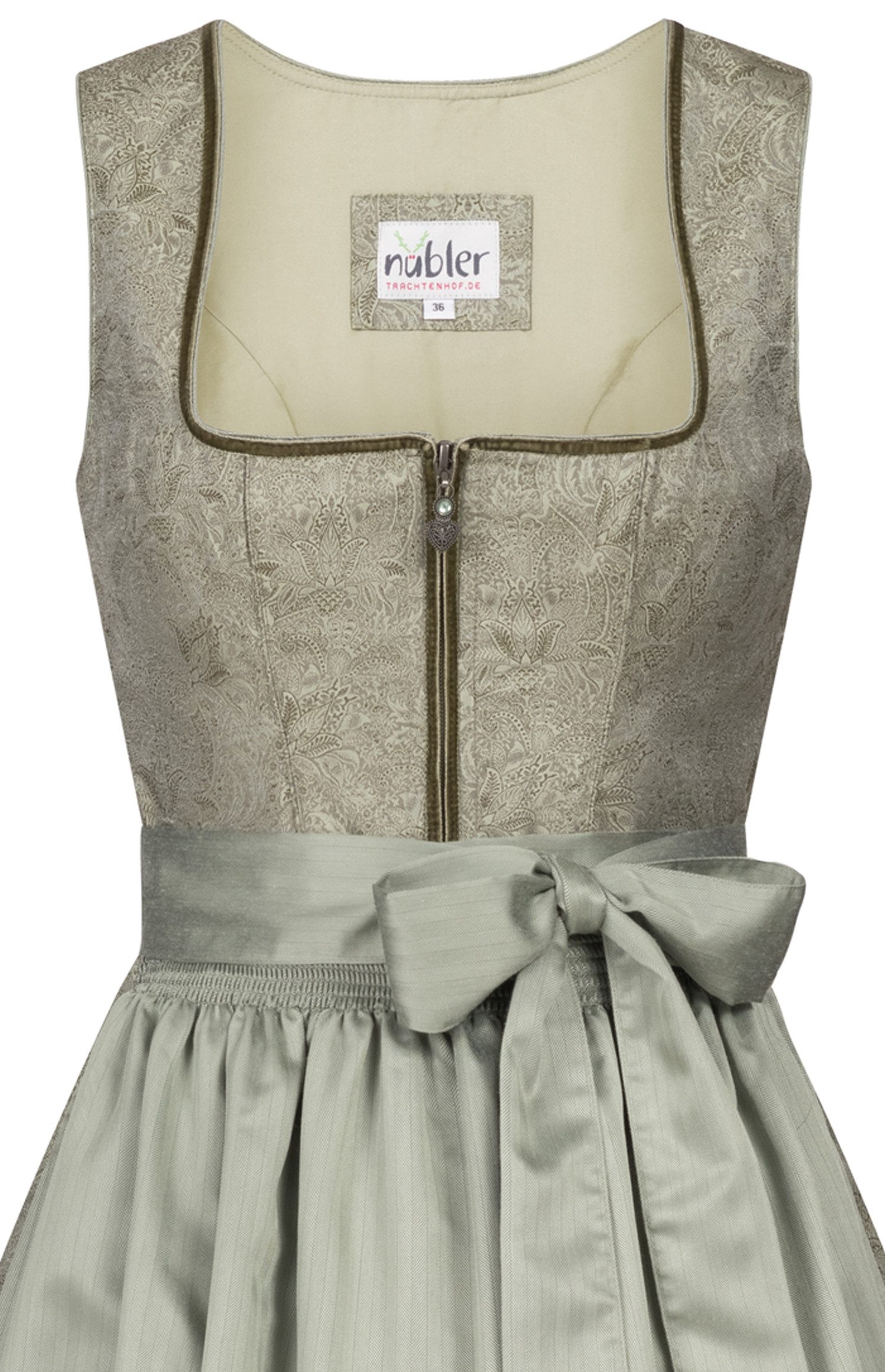Nübler Dirndl Midi Dirndl Gala in Salbei von Nübler günstig online kaufen