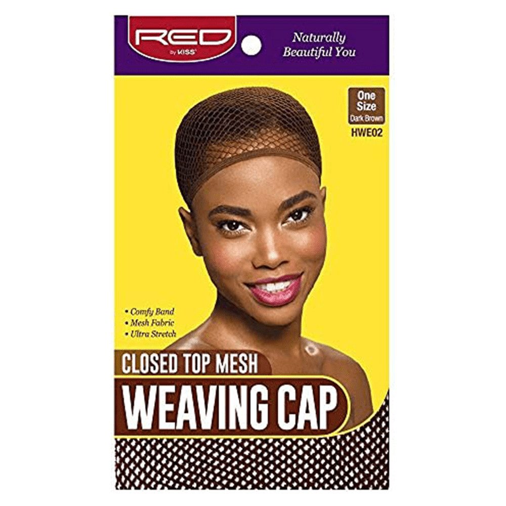 Red Haarnetz Red By Kiss Closed top mesh Wig/weaving cap dark brown HWEO2