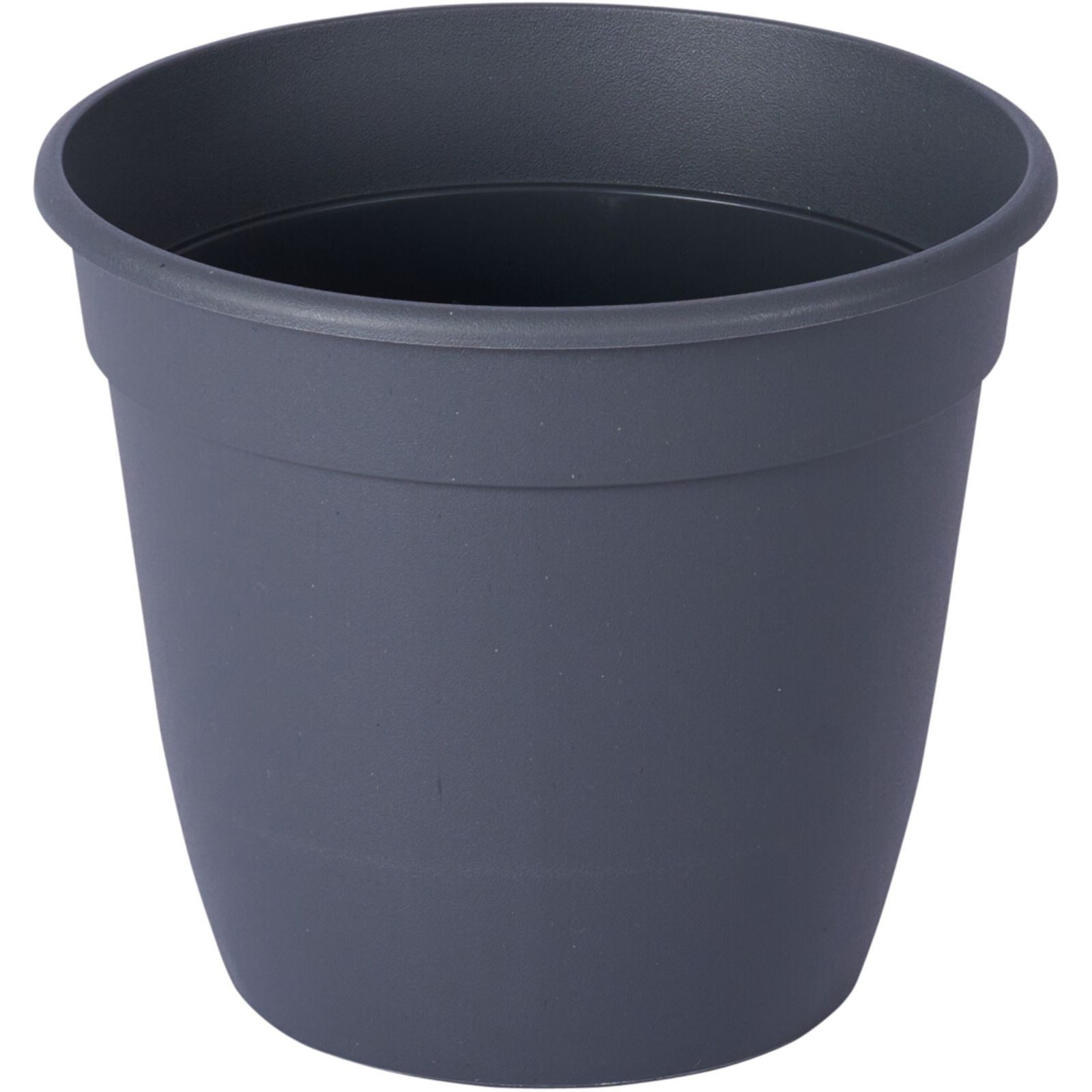GARDAMO Pflanzkübel Pflanztopf 10 cm anthrazit Rund Kunststoffgefäß mit Bodenlöchern