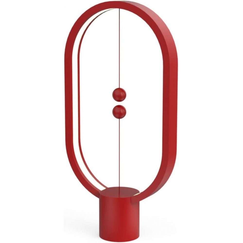 SEGULA Tischleuchte Balance, LED fest integriert, Extra-Warmweiß, SEGULA  Heng Balance Lamp rot