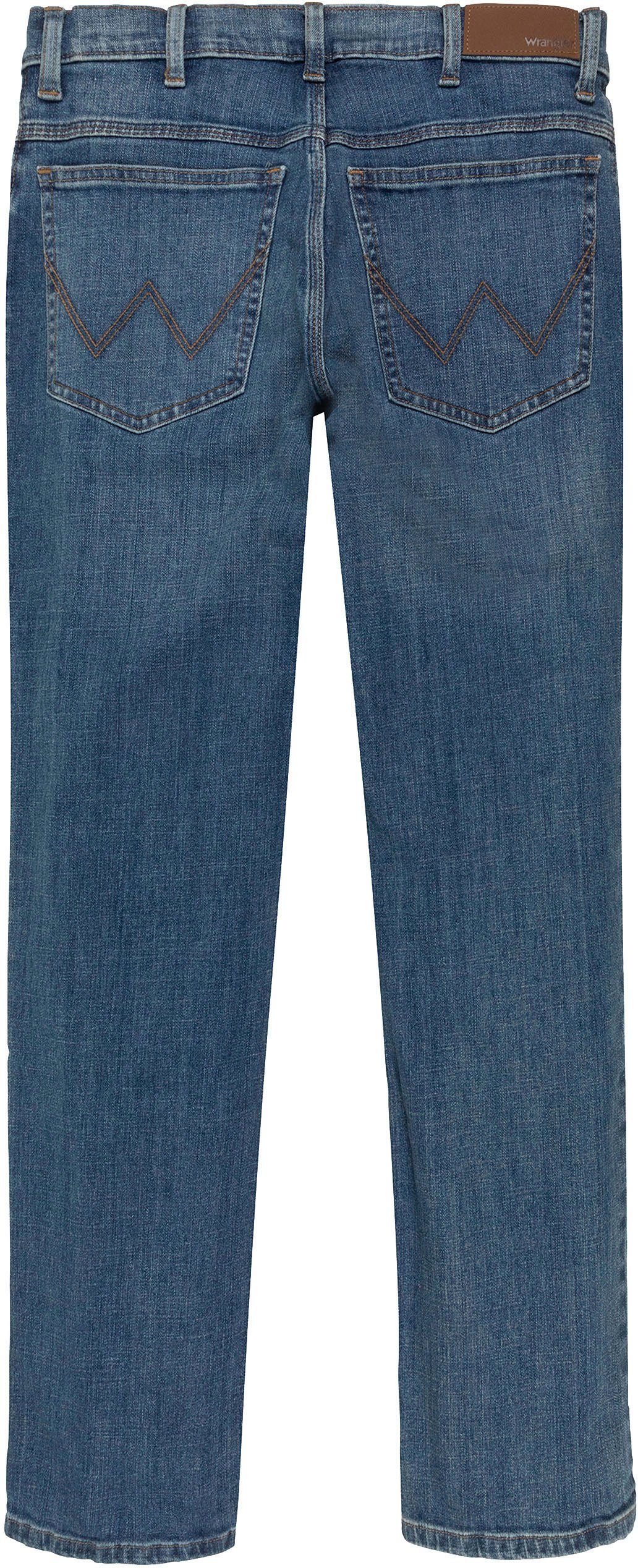 Wrangler Authentic Slim mid Slim-fit-Jeans stone