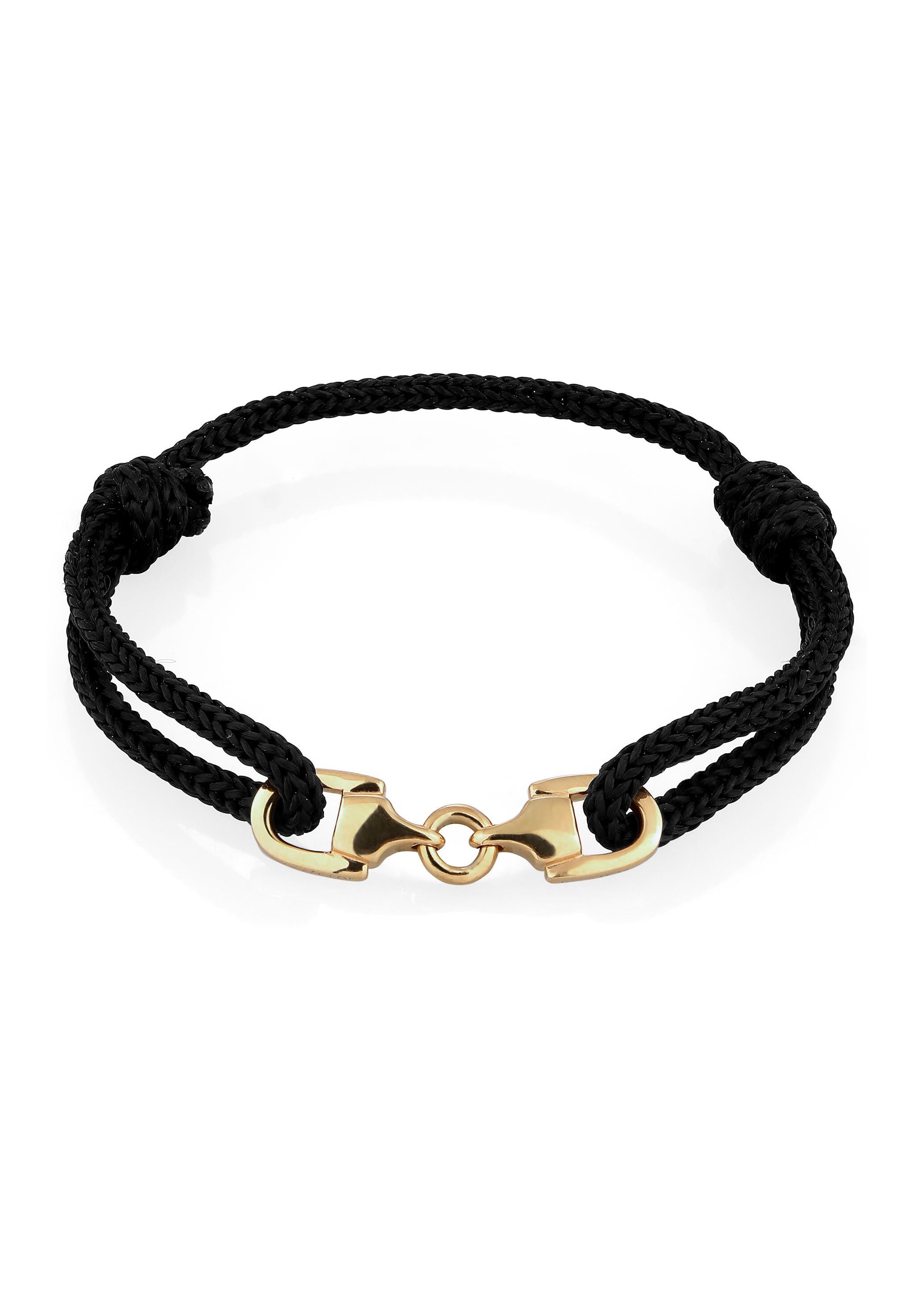 Elli Armband Nylonband Steigbügel 925 Sterling Silber (kein Set, 1-tlg)