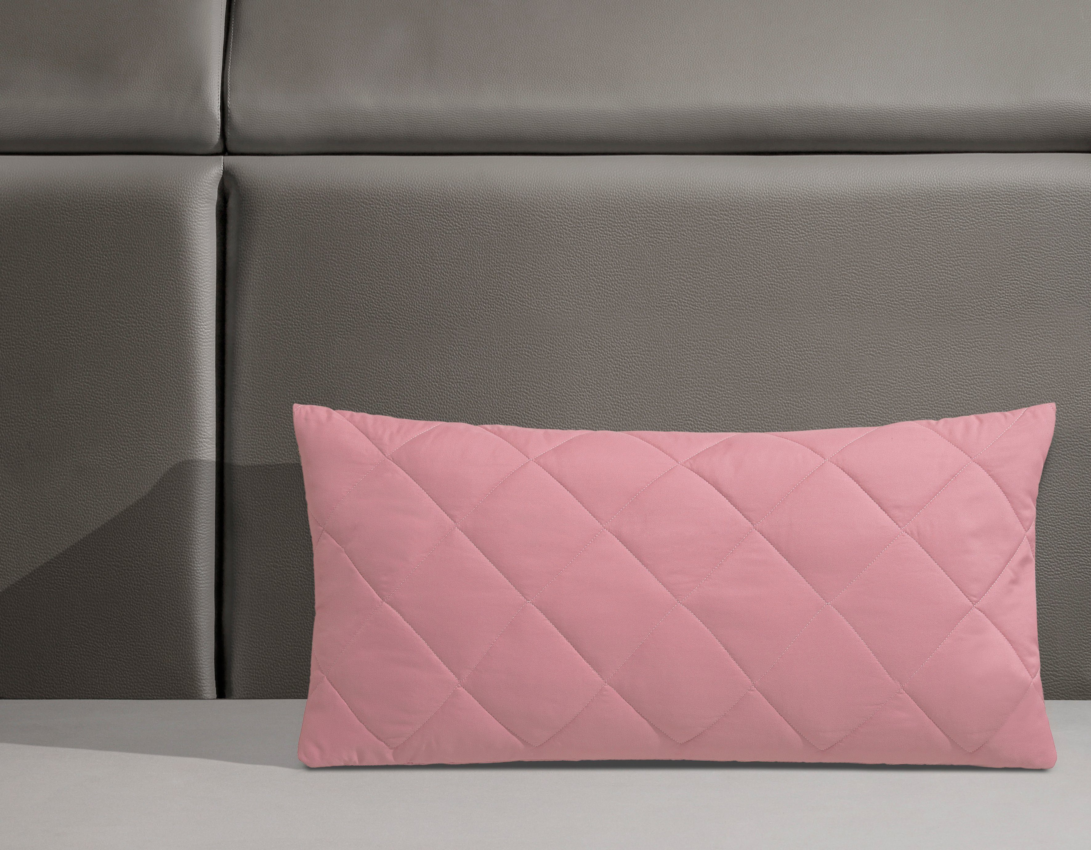 OTTO home Microfaserkissen Microlux Kopfkissen 40x80 cm, 80x80 cm, Füllung: 3D-Faserbällchen, Bezug: Microfaser-Feinbatist samtweich, Seitenschläfer, Rückenschl – Bild 2 von 5