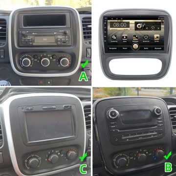 GABITECH 9" Autoradio Android 13 für Renault TRAFIC, Opel VIVARO, Nissan NV300 Autoradio