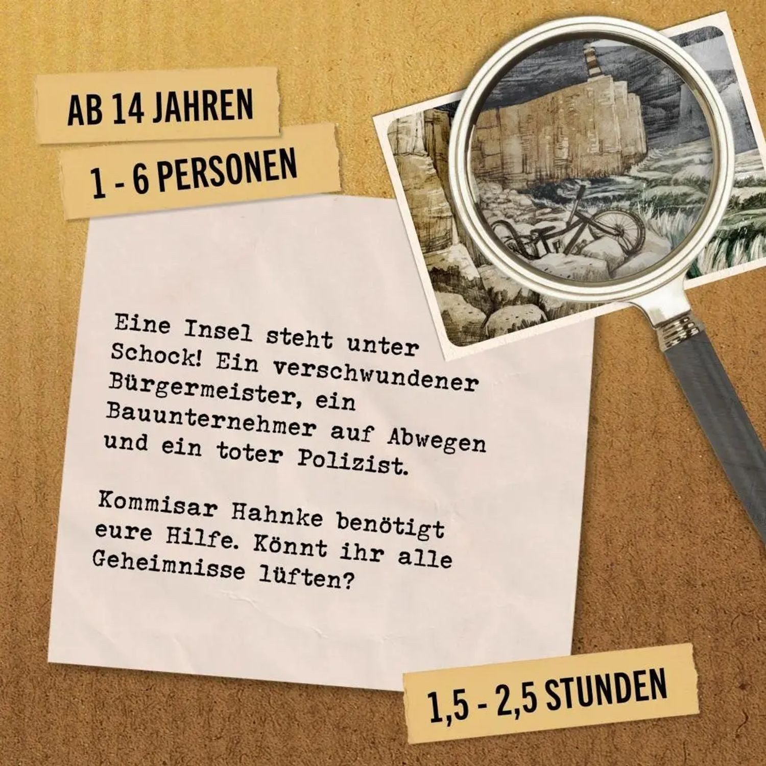 Pegasus Spiele Spiel Hidden Games Tatort: Reif für die Insel
