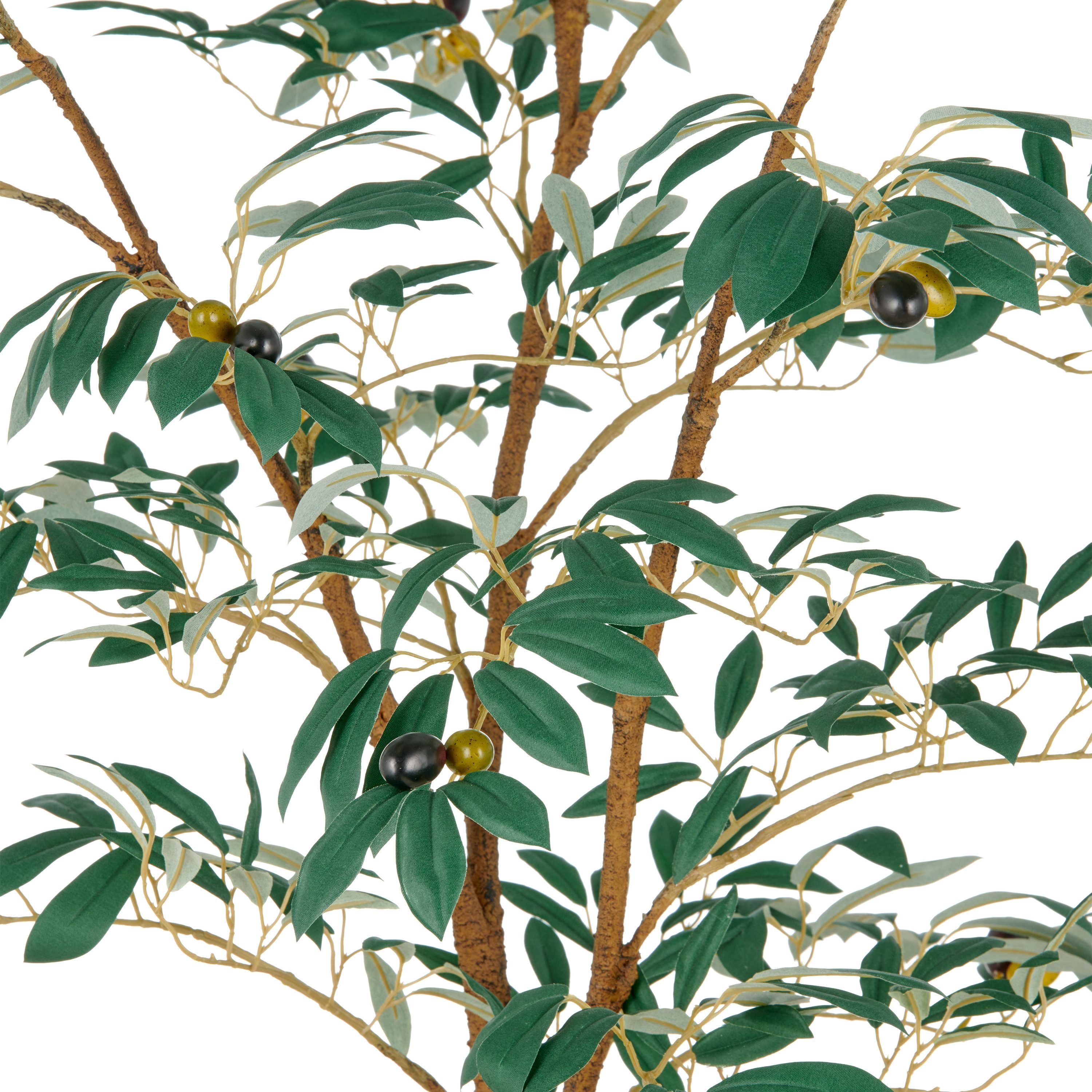 Kunstbaum Olive, Creativ green, Höhe 160 cm, mit detailgetreuer Gestaltung günstig online kaufen