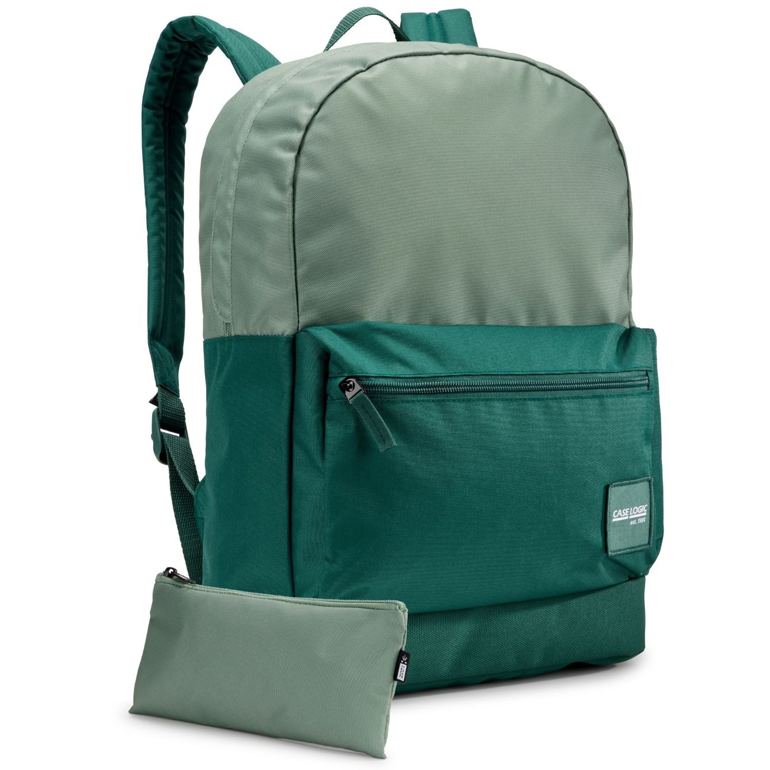 Case Logic Notebookrucksack Commence Backpack Rucksack Pine Green 24L (Rucksack mit Mäppchen), Notebook-Tasche Bag für 15" 15,4" 15,6" 16" 16,2" Zoll Notebook Laptop