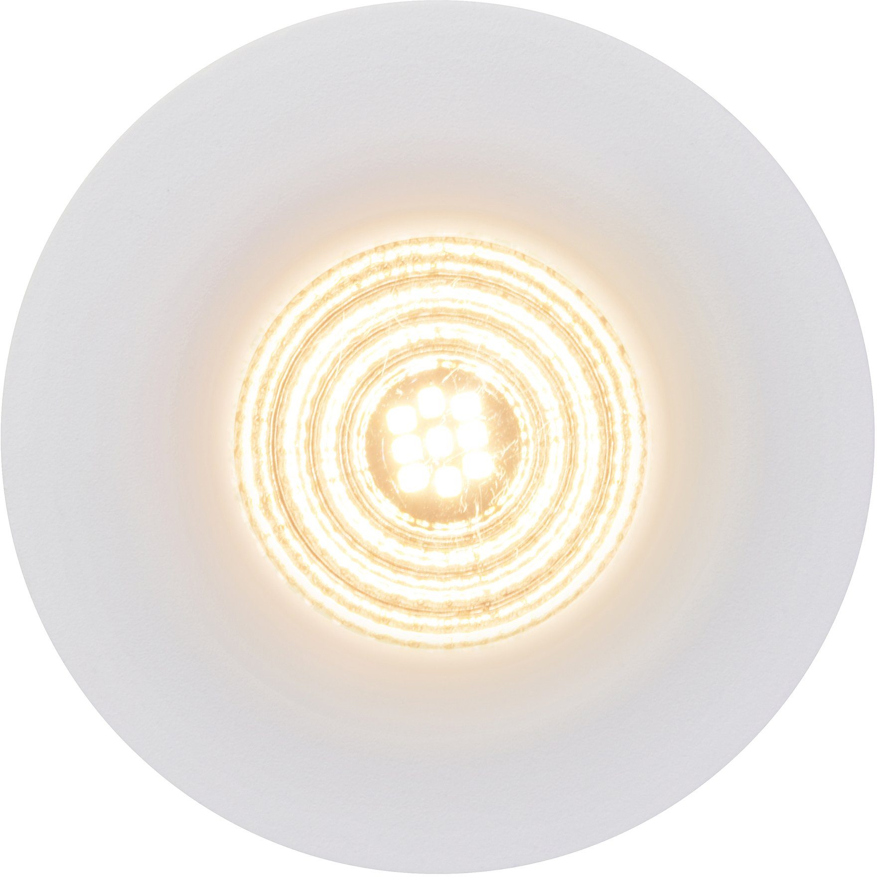 Deckenstrahler LED, Nordlux fest Lumen, inkl. Warmweiß, 450 Lebensdauer 20.000h integriert, Starke, LED Dimmbar, 6,1W