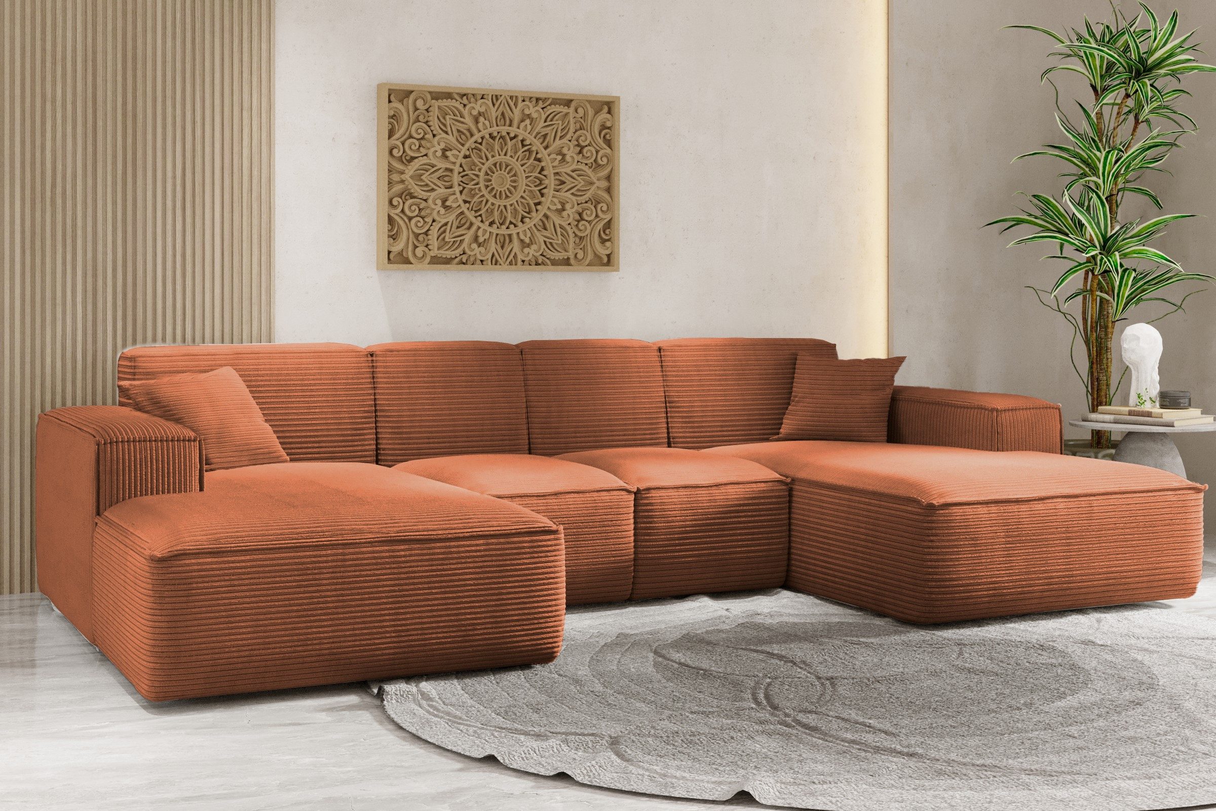 Kaiser Möbel Ecksofa Eckcouch U form, günstig online kaufen