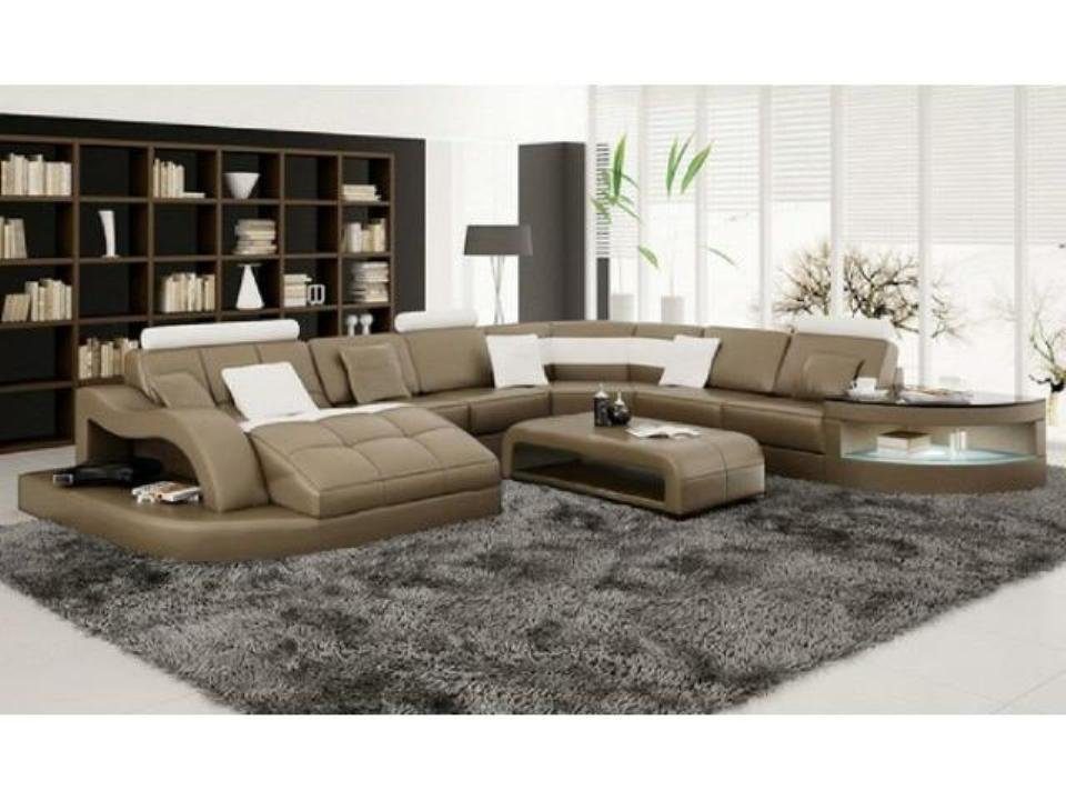 JVmoebel Ecksofa, Multifunktion XXL Big Ledersofa Sofa Couch Eck Wohnlandschaft Ecksofa | Ecksofas