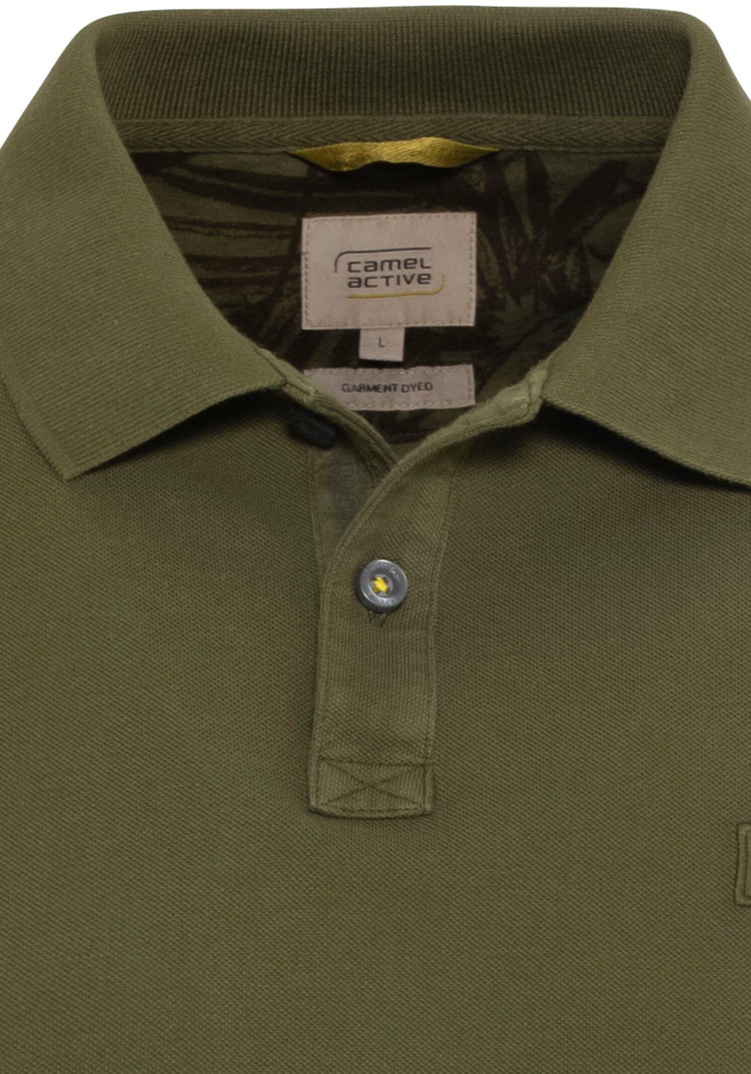 brown Poloshirt camel Olive active