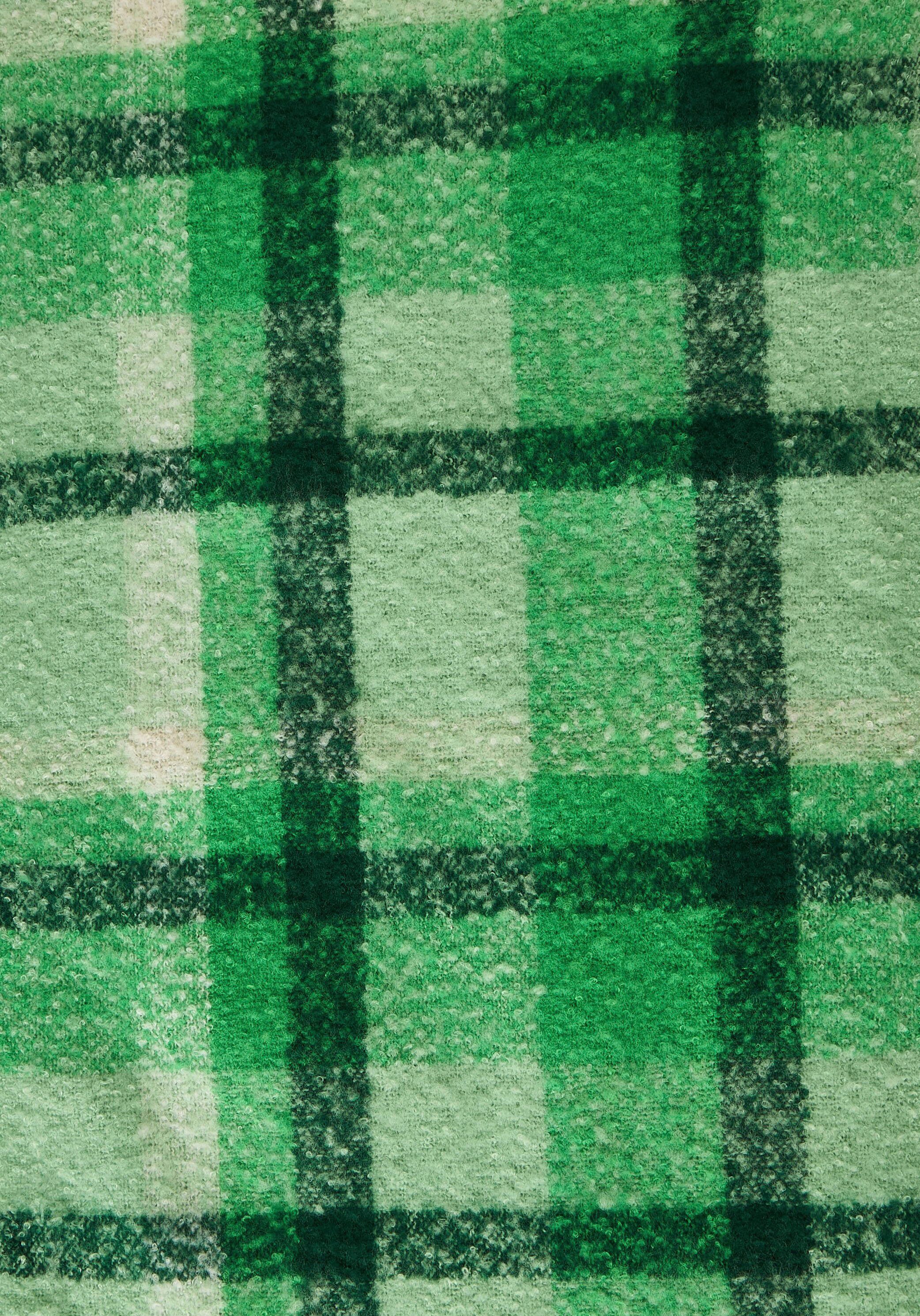 STREET ONE Strickschal, in einem green fresh gentle mehrfarbigen Muster